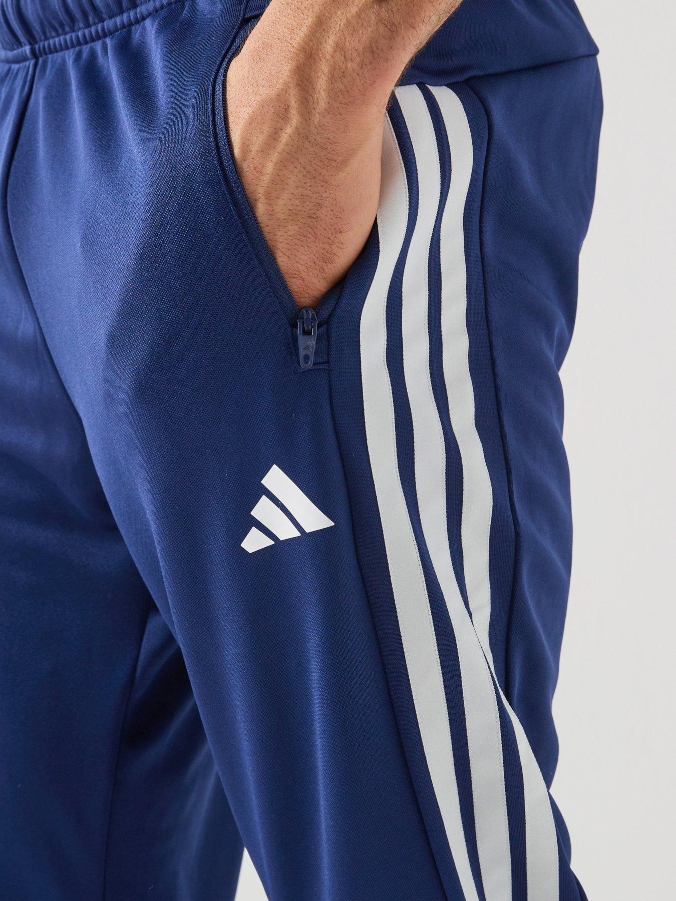 Image 5 of 6 of adidas Mens Training Workout Essentials 3-Stripe Pant - Blue