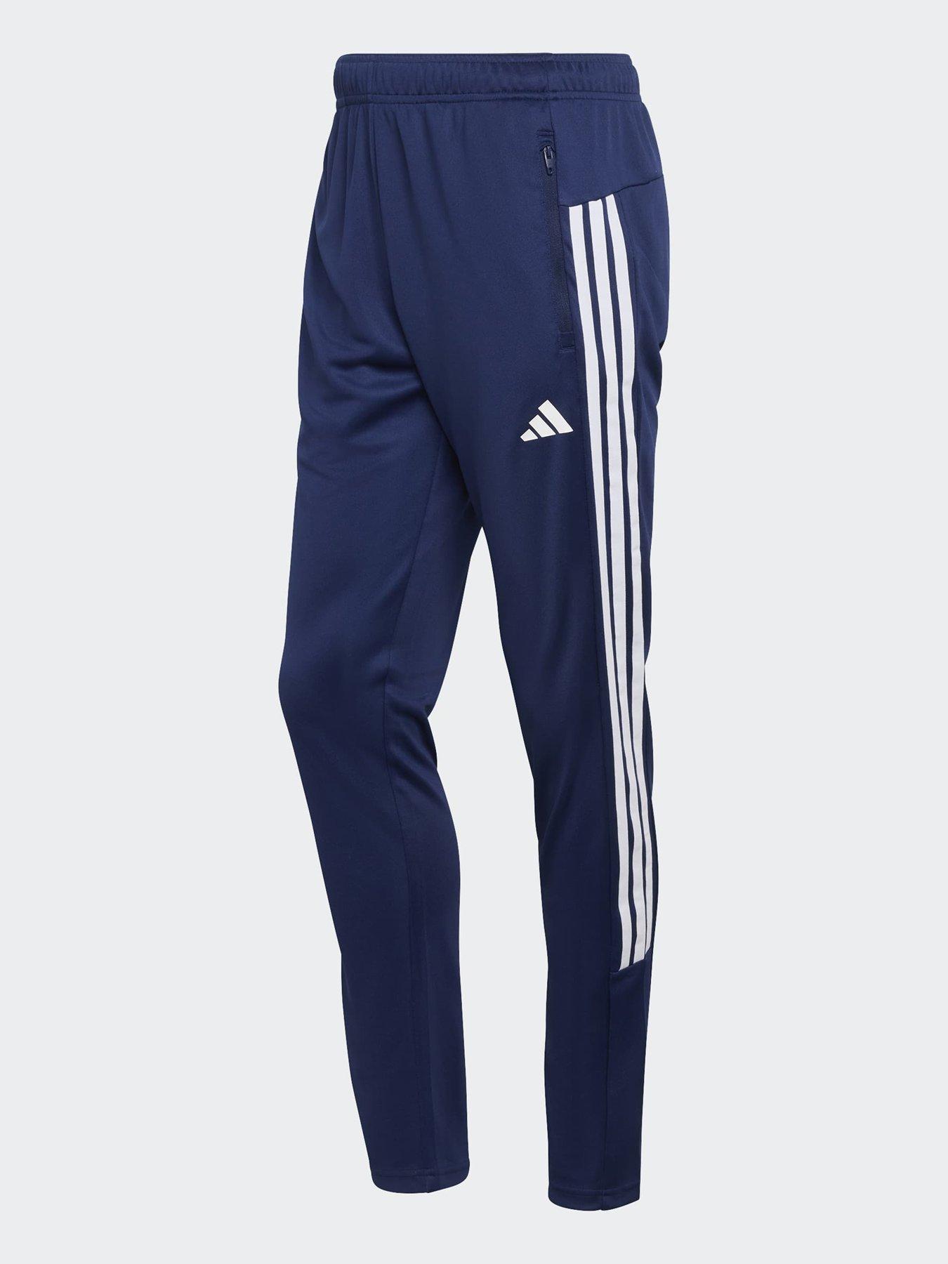 Image 6 of 6 of adidas Mens Training Workout Essentials 3-Stripe Pant - Blue