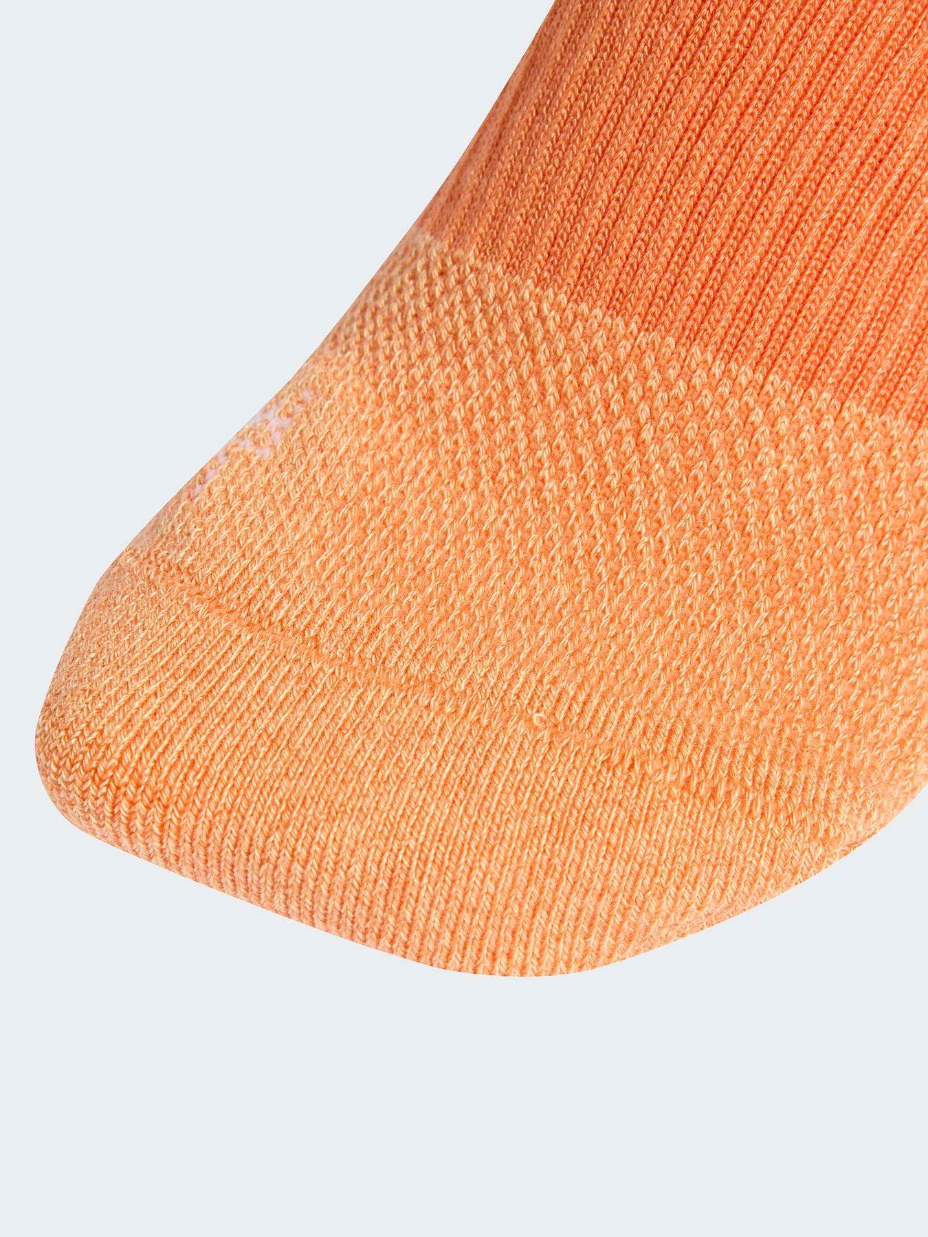  image of adidas-unisex-running-crew-socks-orange