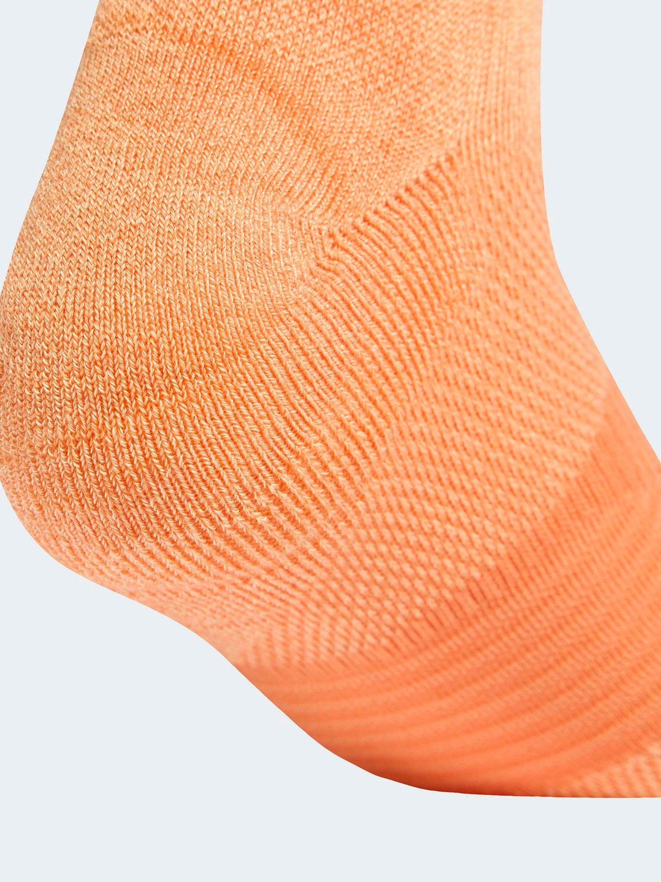  image of adidas-unisex-running-crew-socks-orange