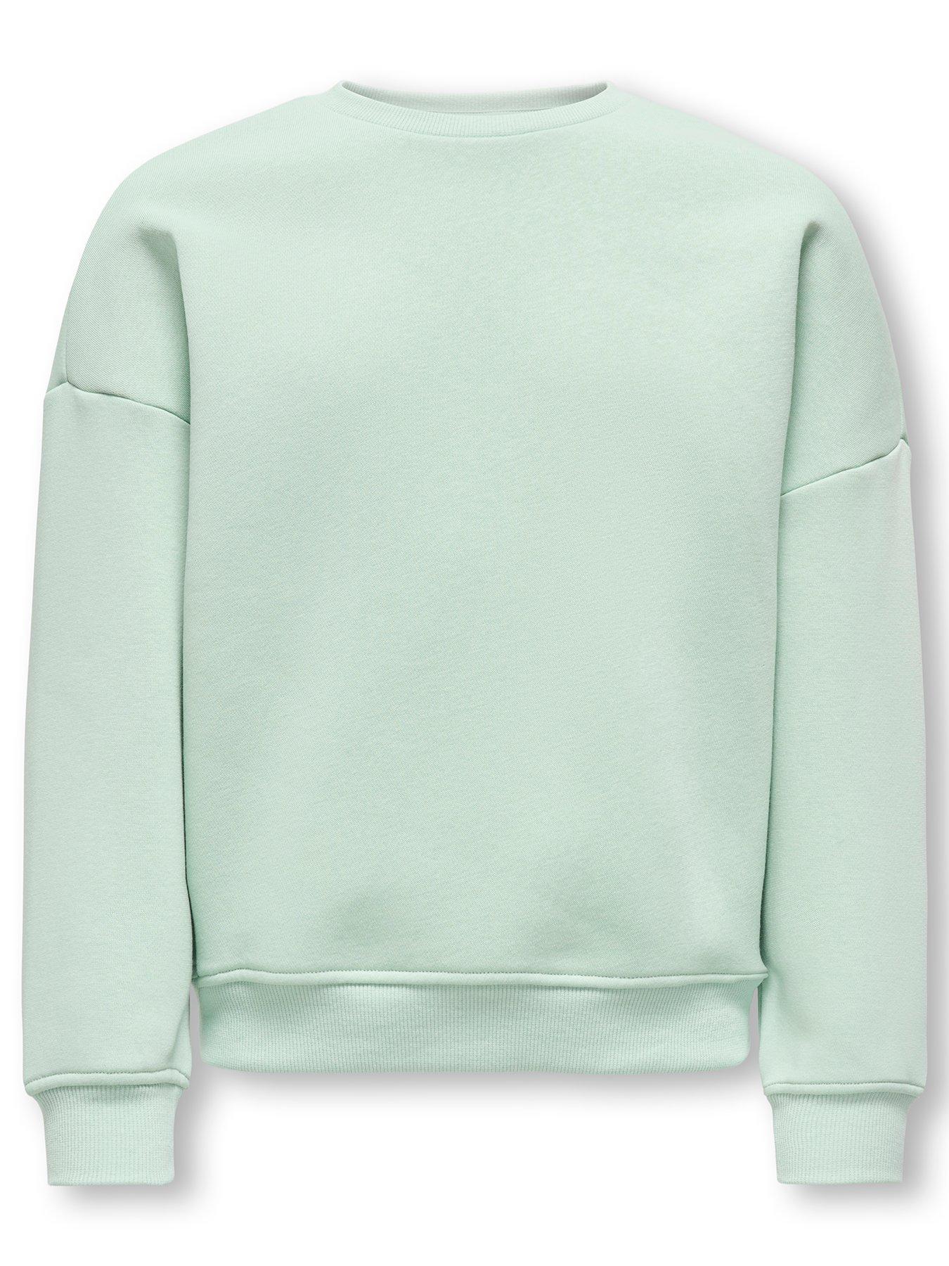 Only Kids Girls Oversized Co-ord Sweat - Light Green