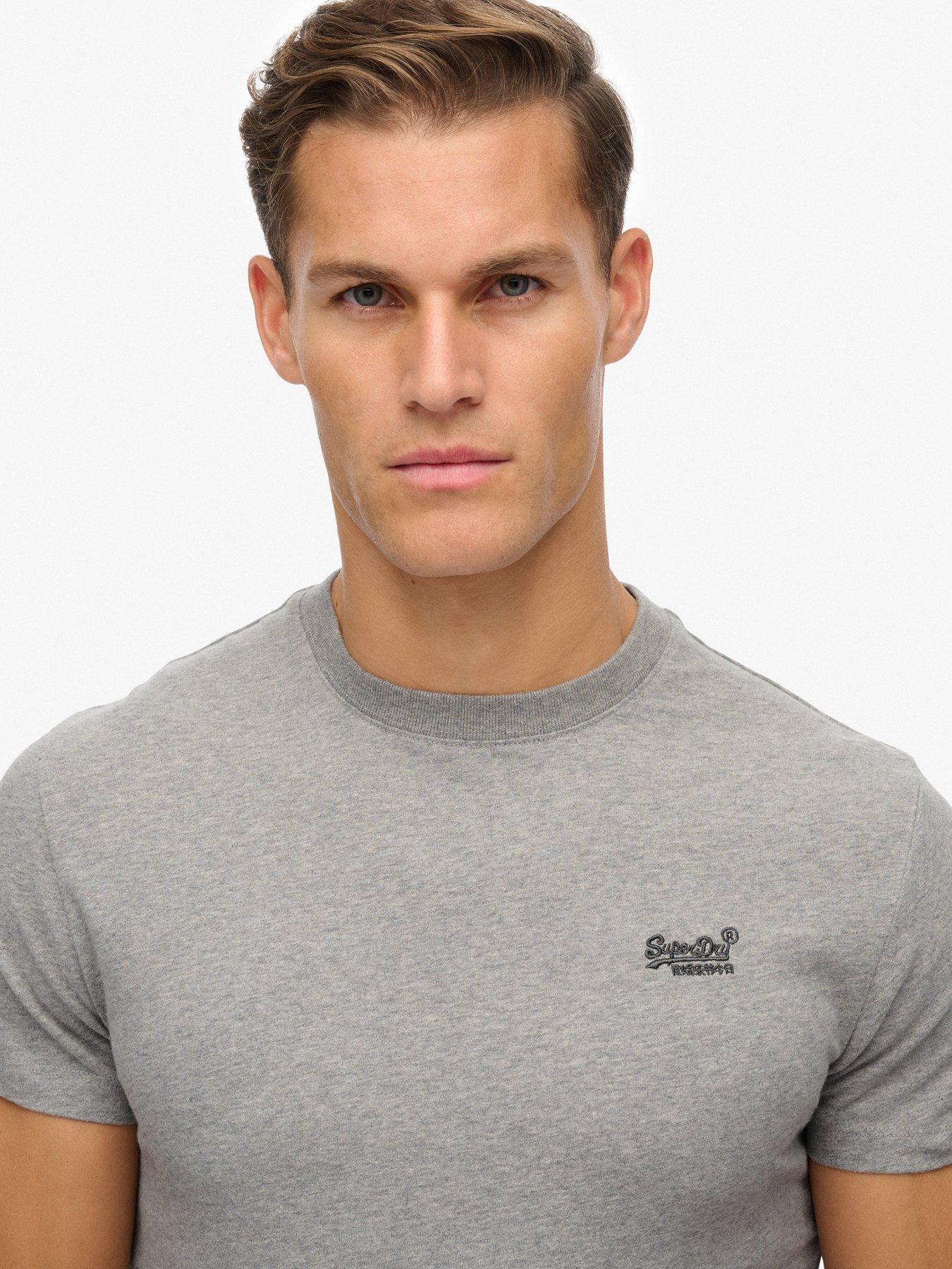  image of superdry-essential-logo-t-shirt-grey