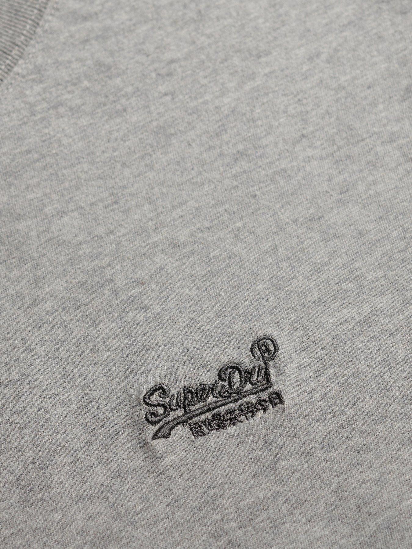  image of superdry-essential-logo-t-shirt-grey