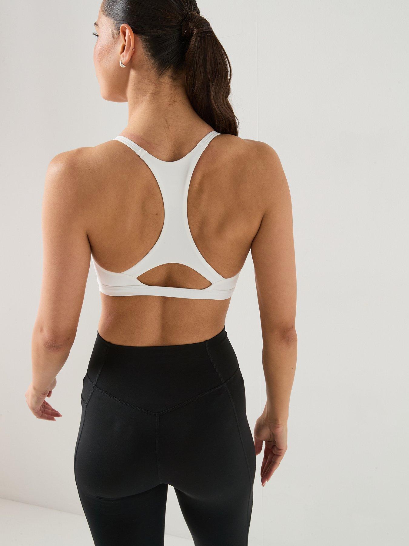  image of adidas-womens-training-workout-essentials-light-support-bra-white