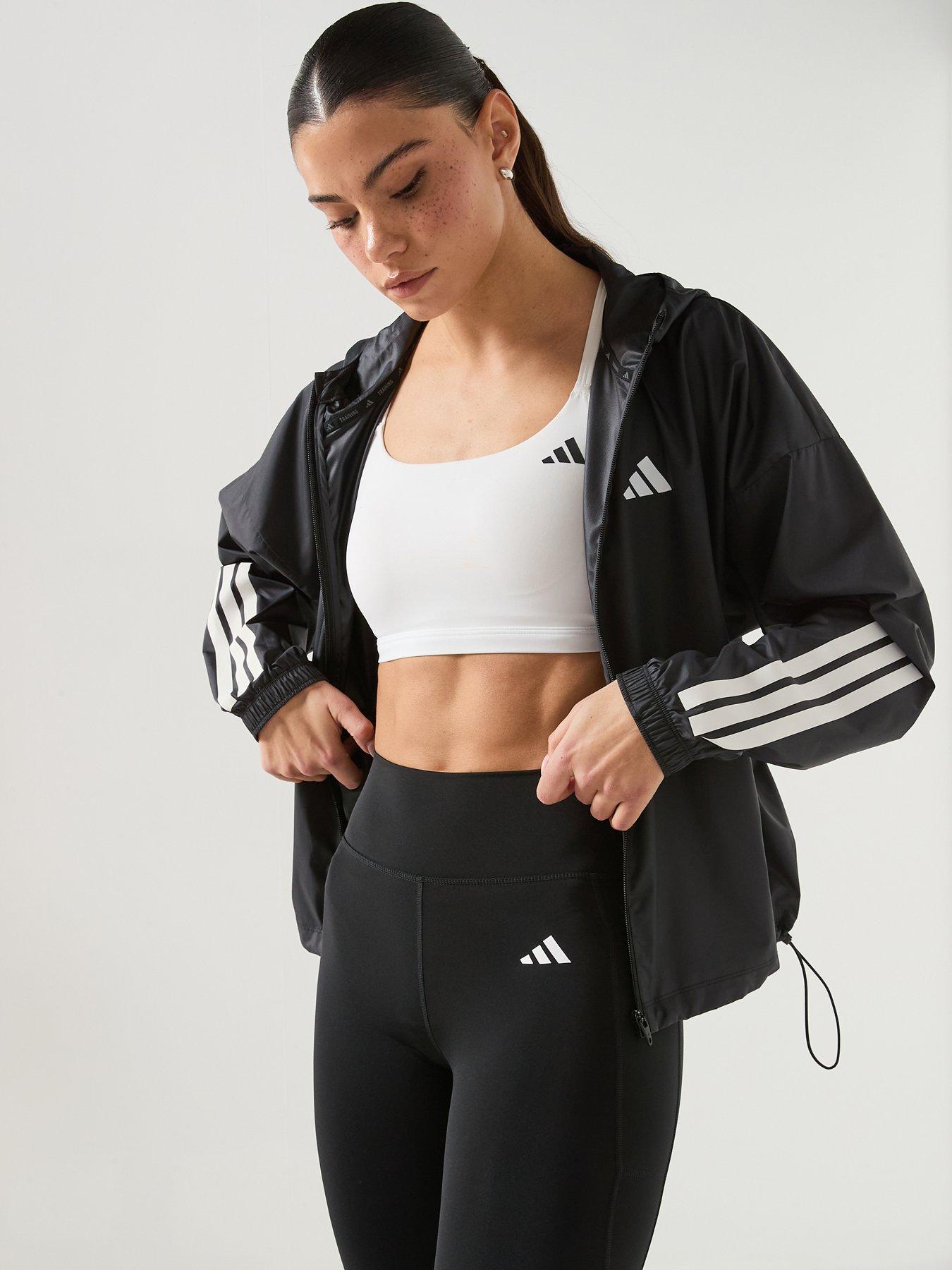  image of adidas-womens-training-workout-essentials-light-support-bra-white