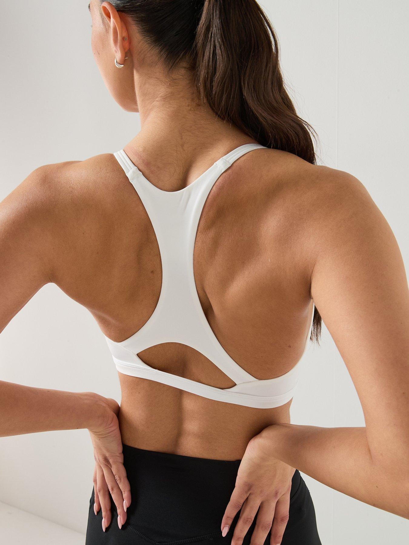  image of adidas-womens-training-workout-essentials-light-support-bra-white