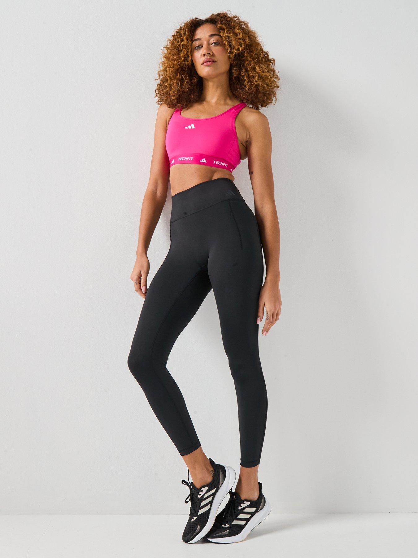 Image 6 of 6 of adidas Womens Training Power 7/8 Tights - Black