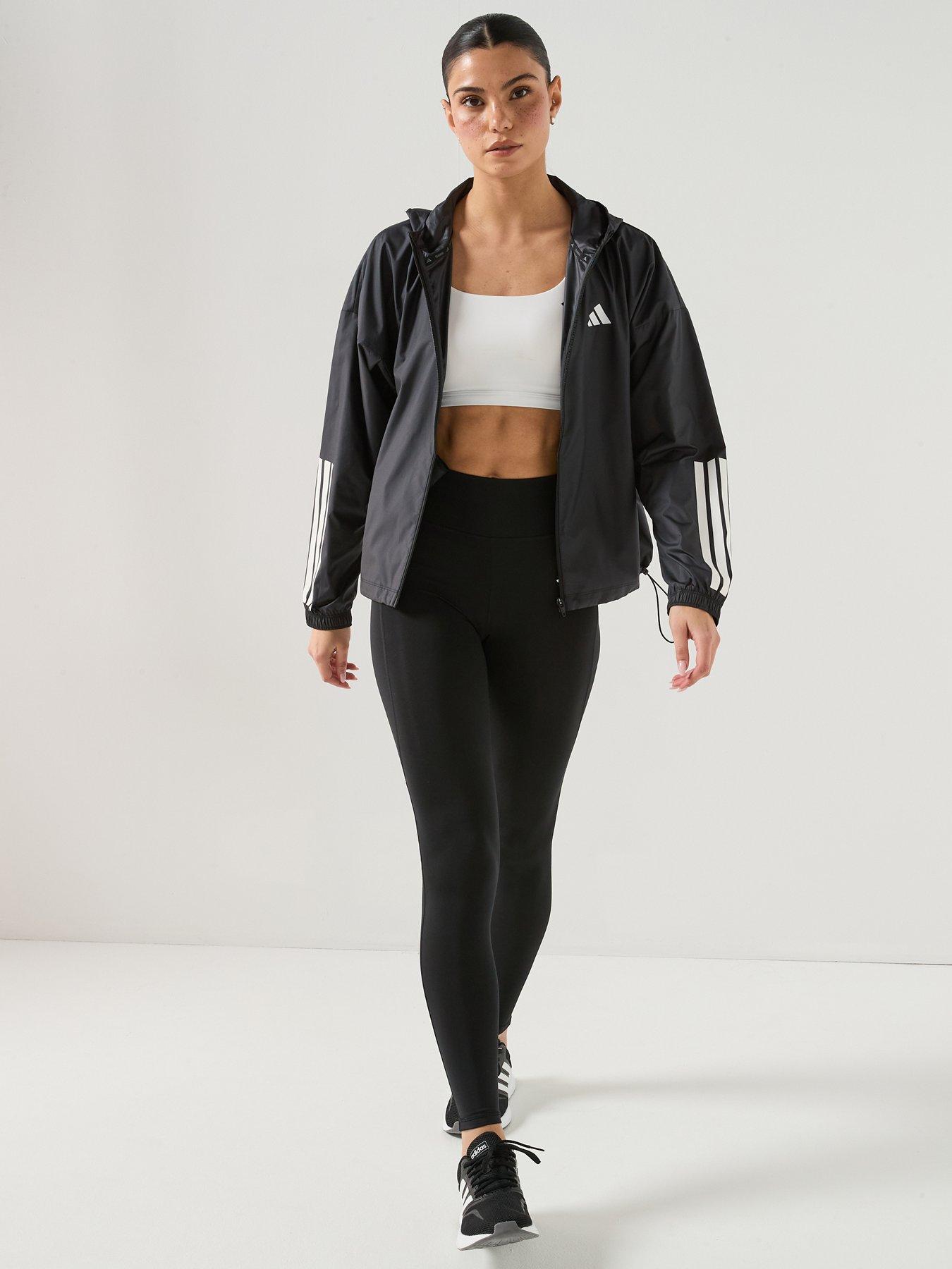  image of adidas-womens-training-hyperglam-windbreaker-black