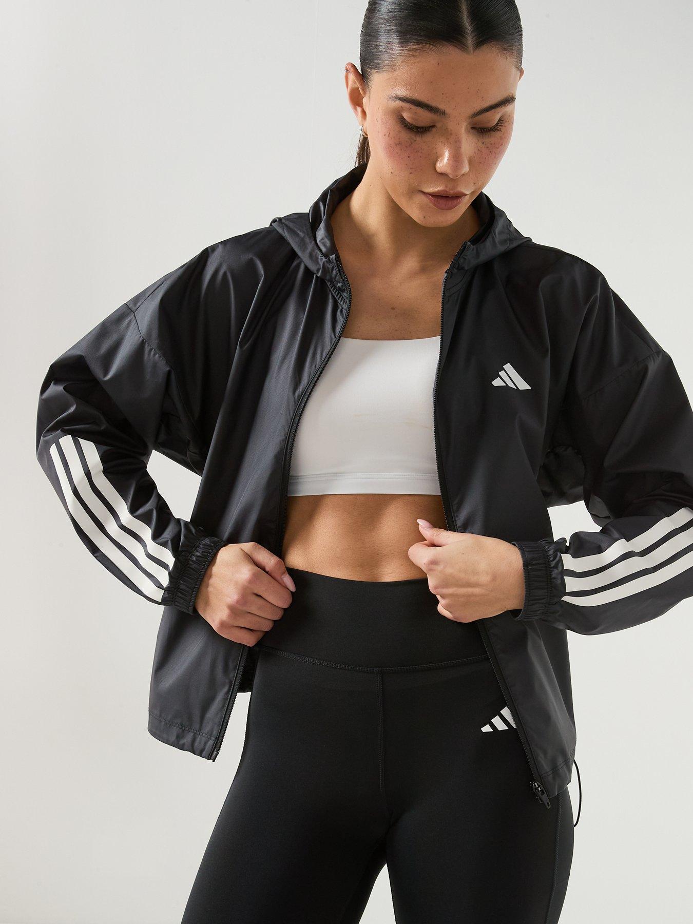  image of adidas-womens-training-hyperglam-windbreaker-black