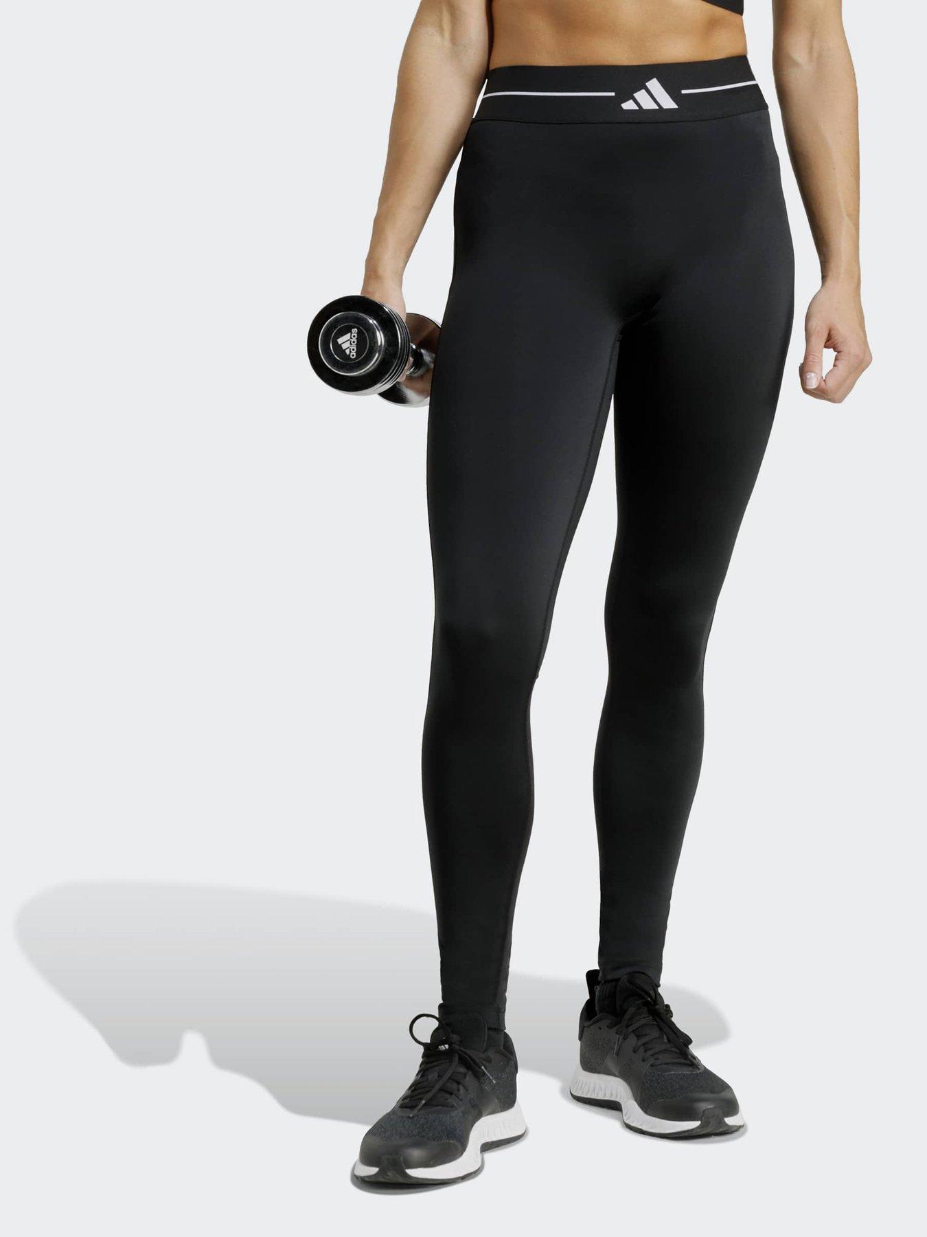  image of adidas-womens-training-hyperglam-tights-black