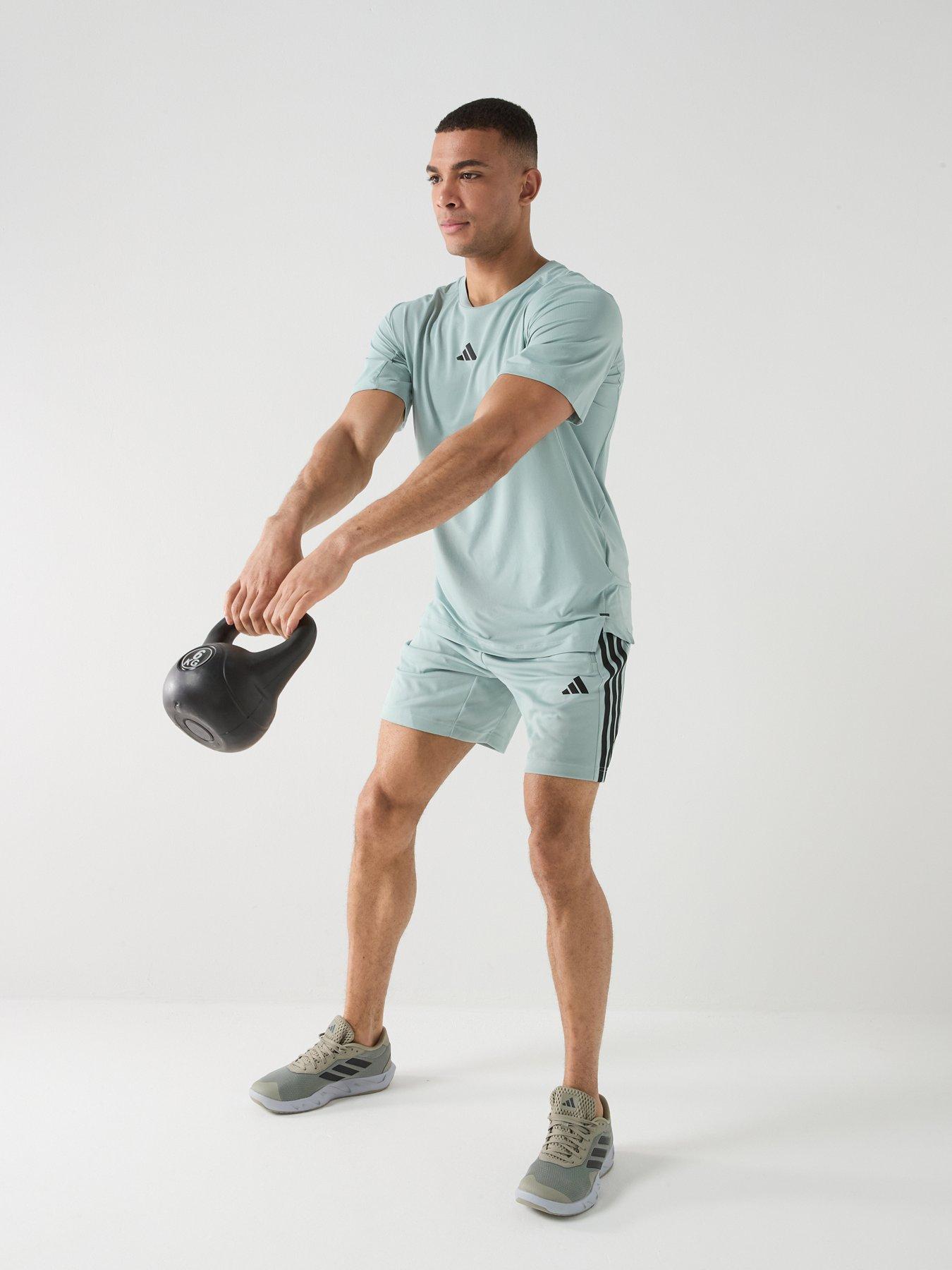 Image 3 of 7 of adidas Mens Training Power T-Shirt - Green