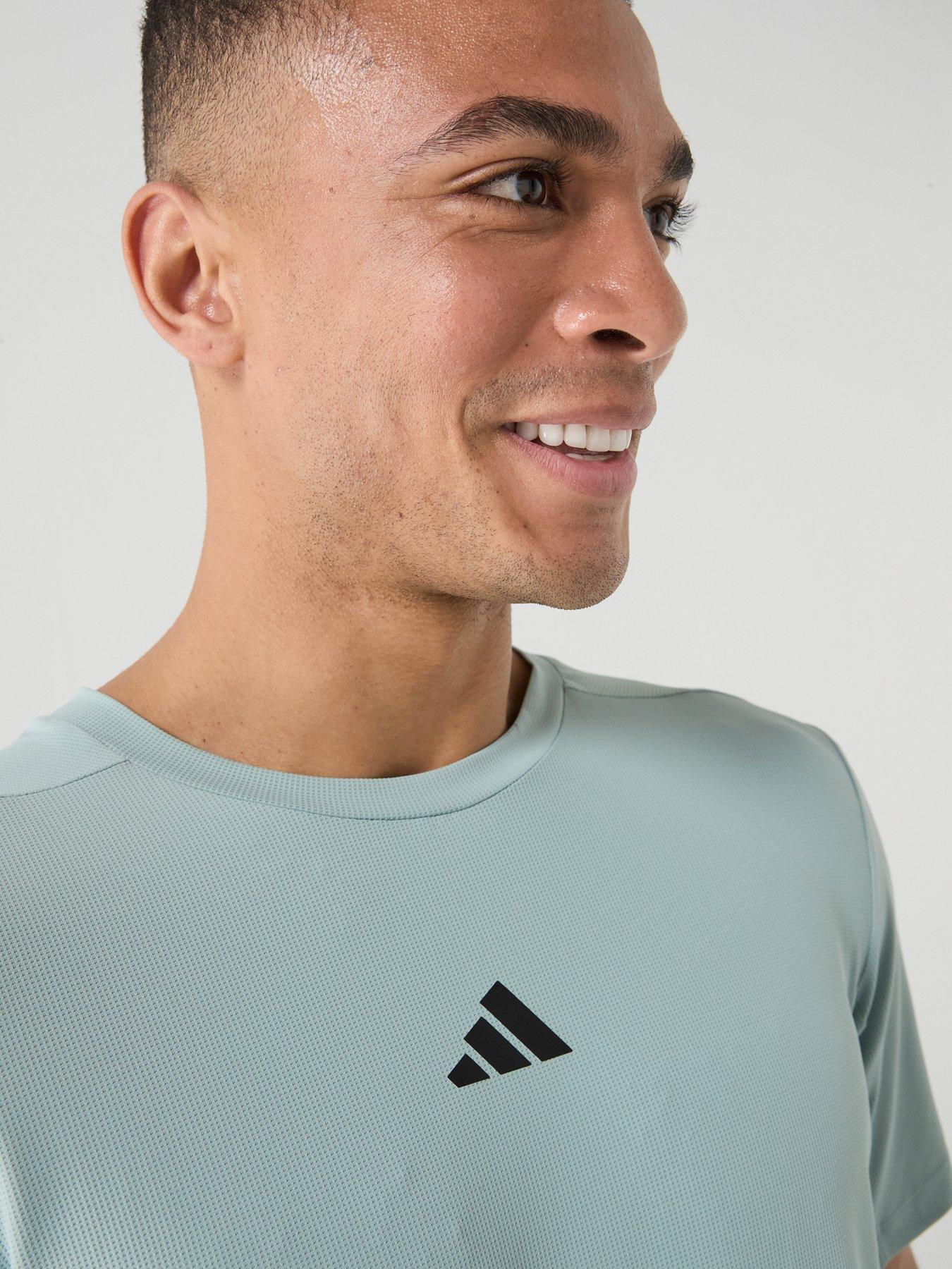Image 4 of 7 of adidas Mens Training Power T-Shirt - Green
