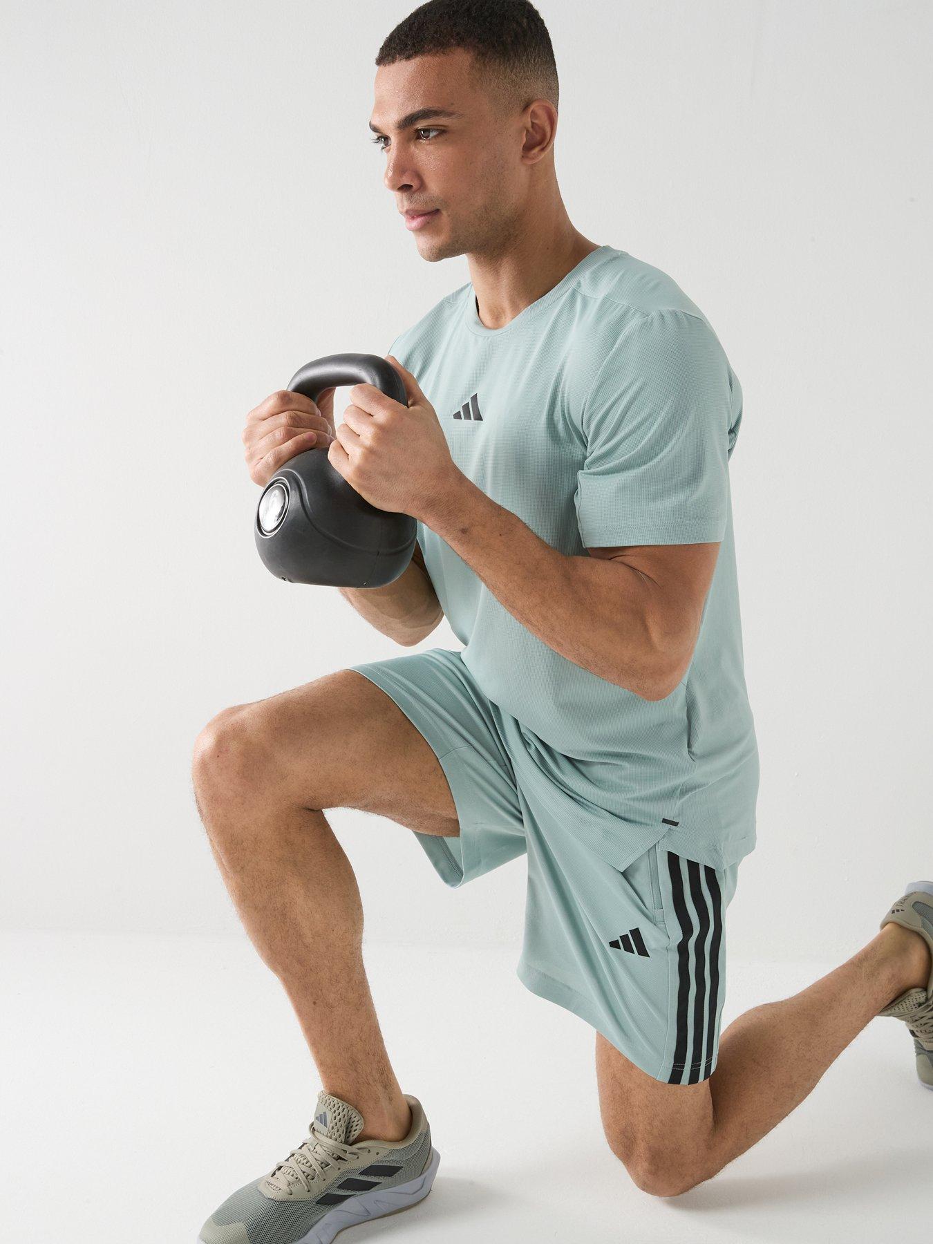 Image 6 of 7 of adidas Mens Training Power T-Shirt - Green