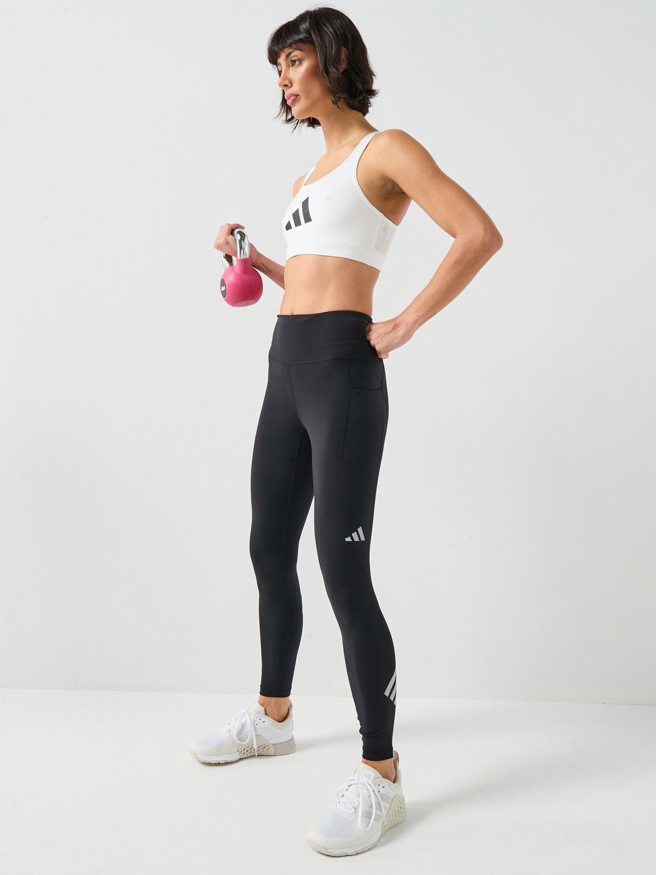 image of adidas-womens-training-workout-essentials-medium-support-bra-white