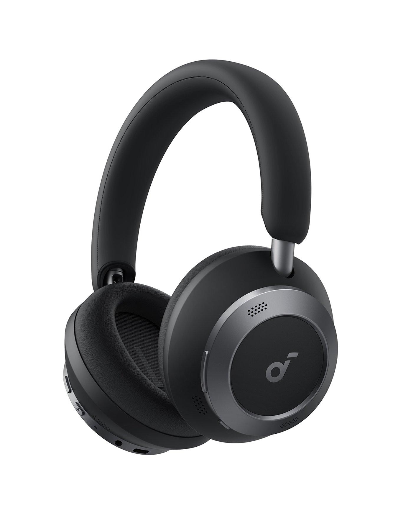 front image of soundcore-space-one-pro-wireless-noise-cancelling-headphones--black
