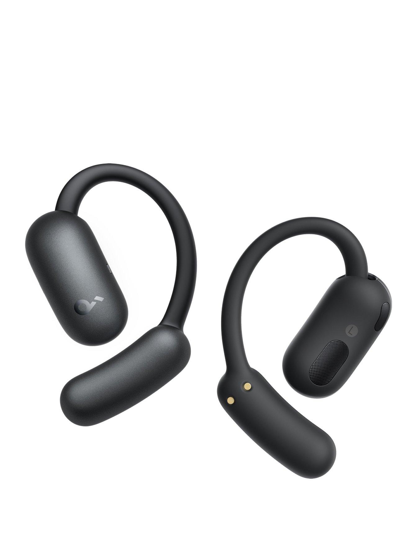 Soundcore AeroFit 2 Wireless Adjustable Open-Ear Earbuds- Black