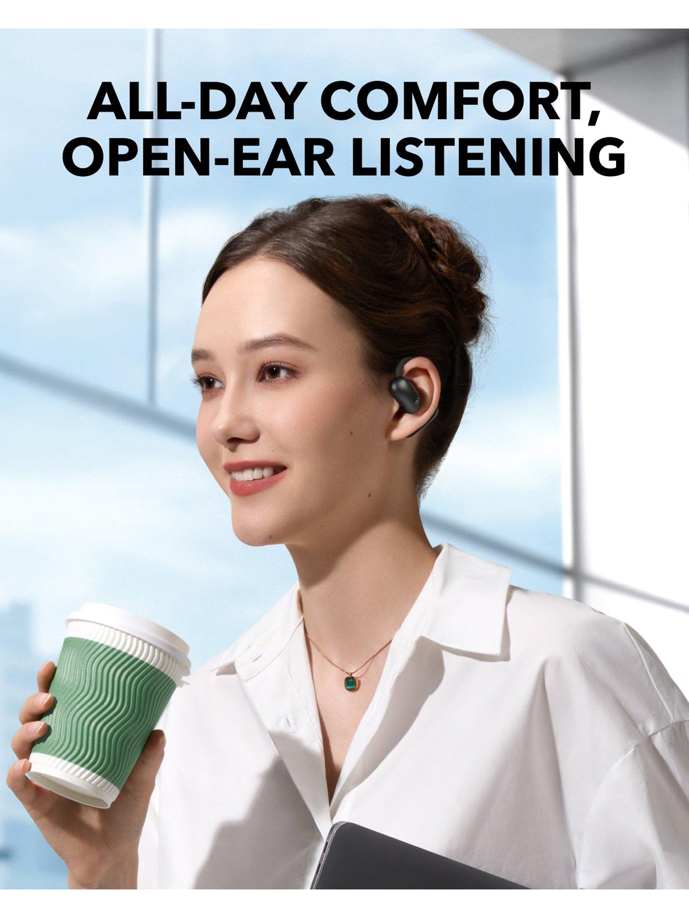 Image 3 of 7 of Soundcore AeroFit 2 Wireless Adjustable Open-Ear Earbuds- Black