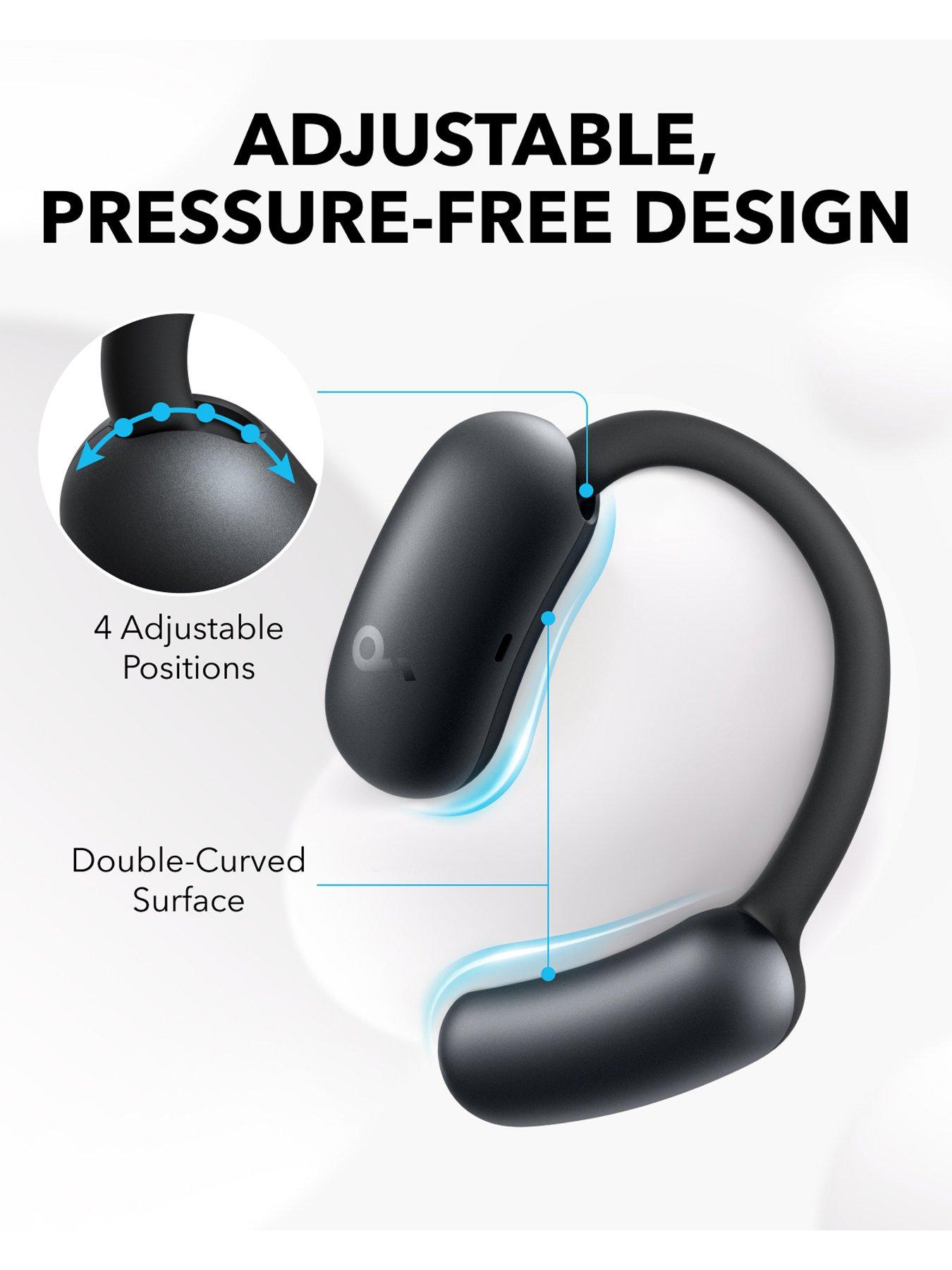 Image 4 of 7 of Soundcore AeroFit 2 Wireless Adjustable Open-Ear Earbuds- Black