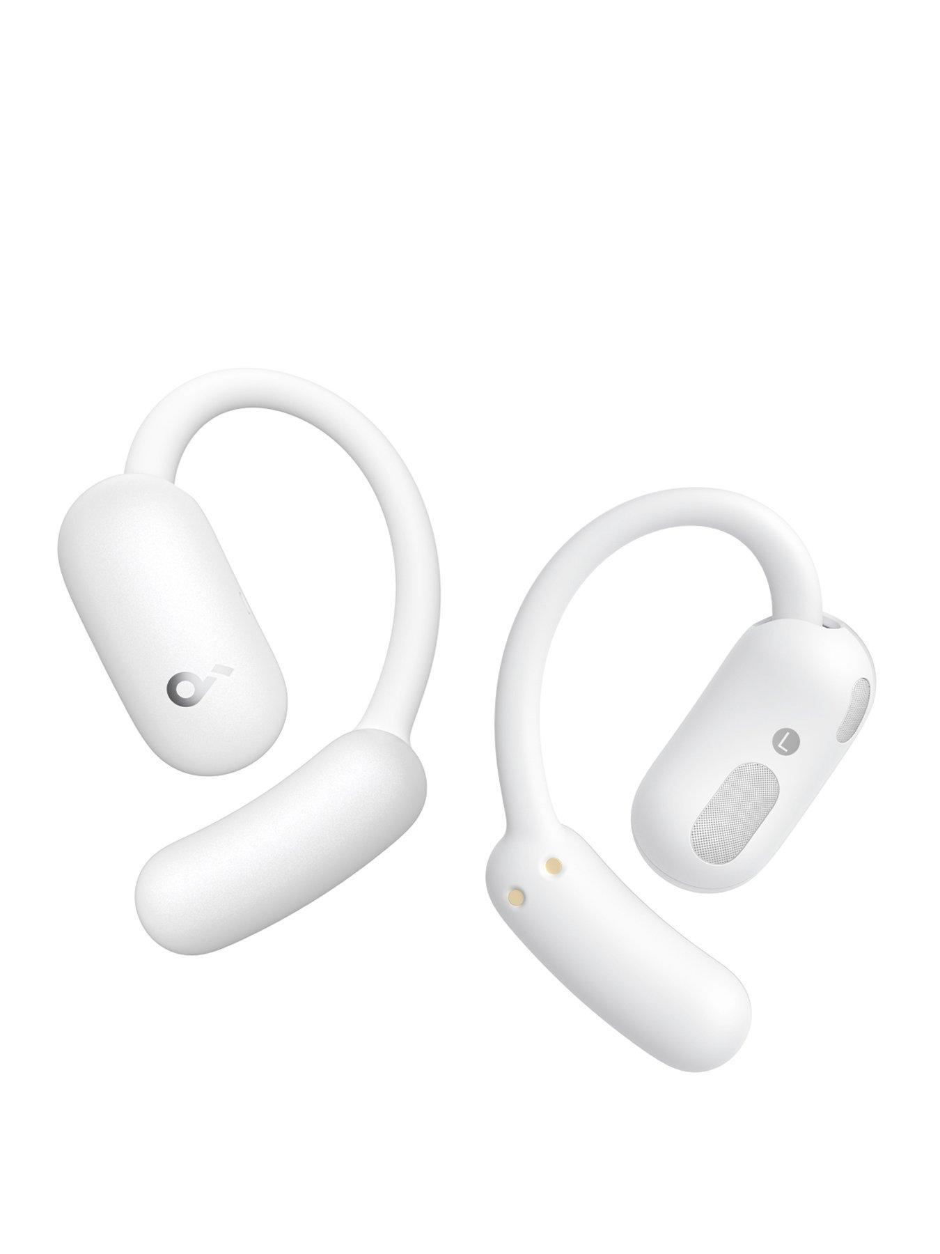 Soundcore AeroFit 2 Wireless Adjustable Open-Ear Earbuds- White