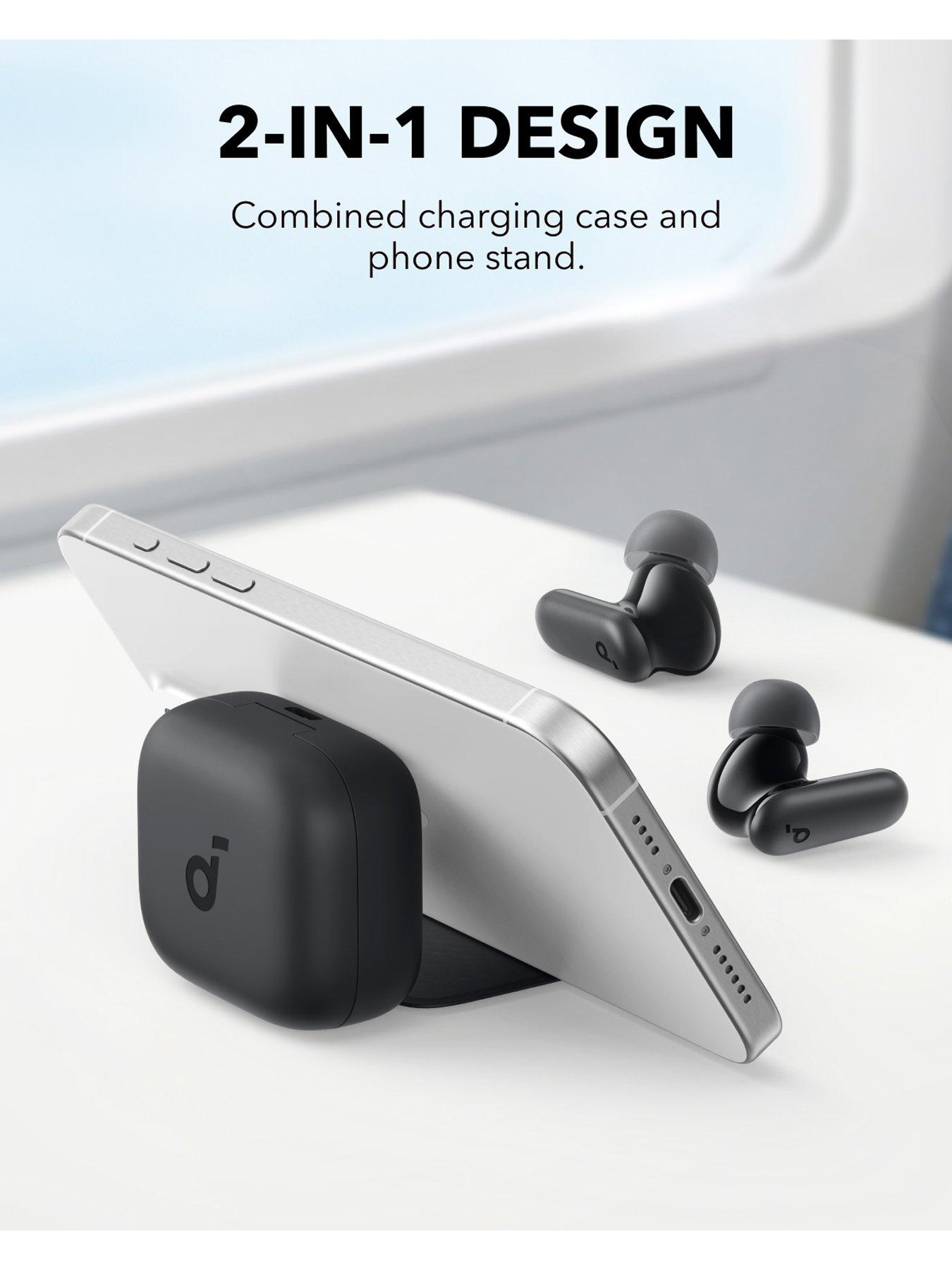 Image 3 of 8 of Soundcore R50i Wireless Noise-Cancelling Earbuds- Black