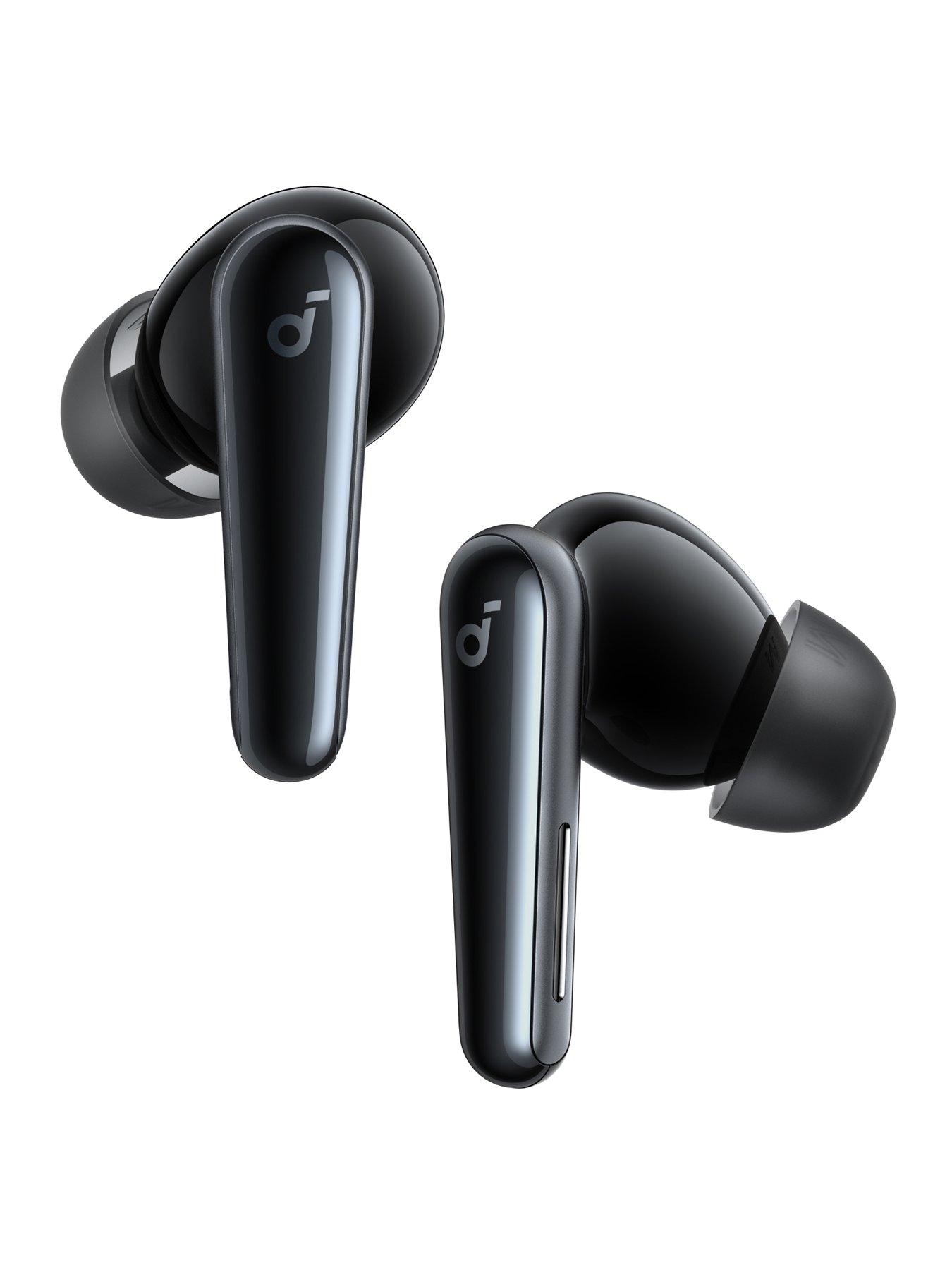 front image of soundcore-liberty-5-wireless-noise-cancelling-earbuds--black