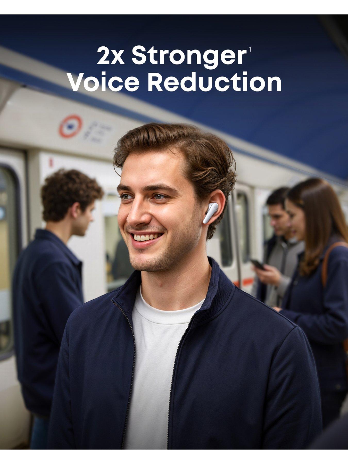 Image 3 of 7 of Soundcore Liberty 5 Wireless Noise Cancelling Earbuds- White