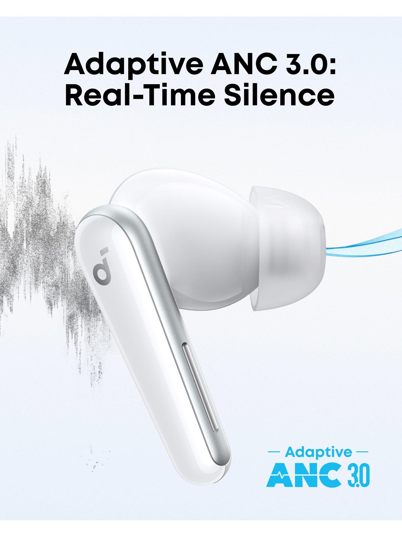 Image 4 of 7 of Soundcore Liberty 5 Wireless Noise Cancelling Earbuds- White