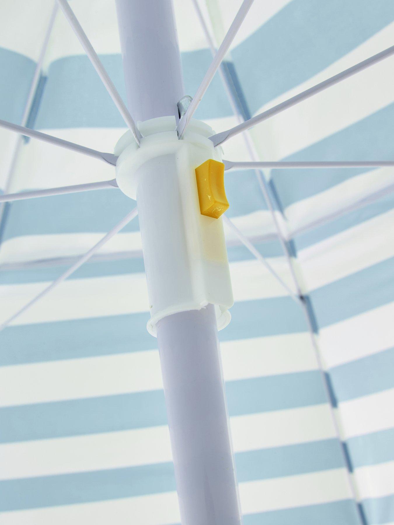  image of the-very-collection-2m-push-up-parasol--blue-stripe