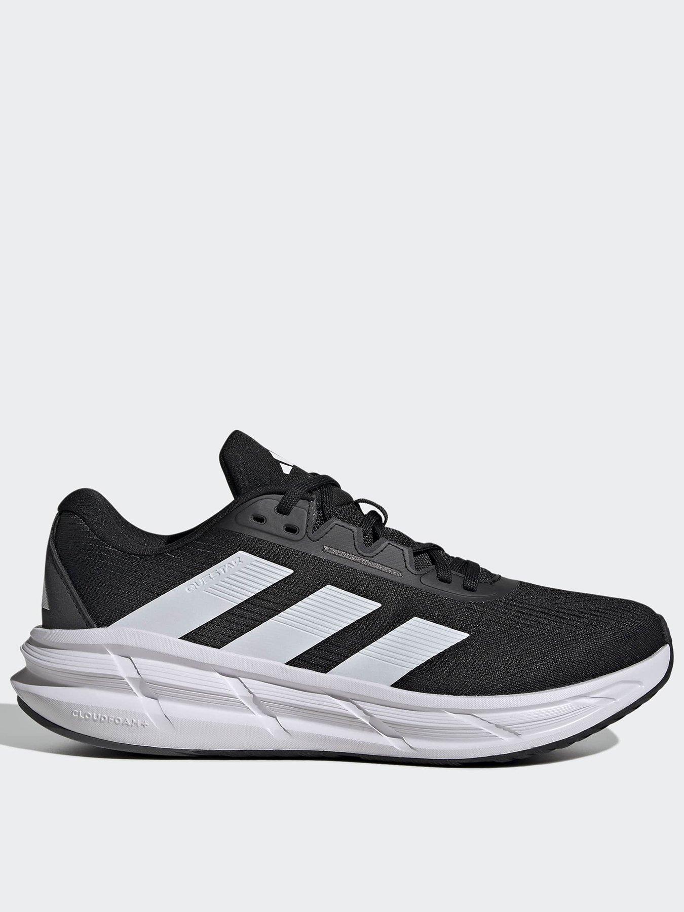  image of adidas-mens-running-questar-3-trainers-black