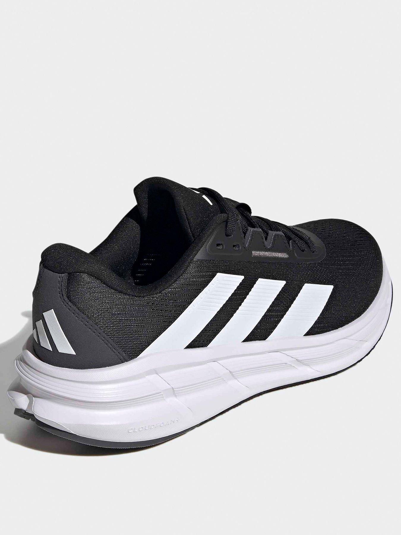  image of adidas-mens-running-questar-3-trainers-black