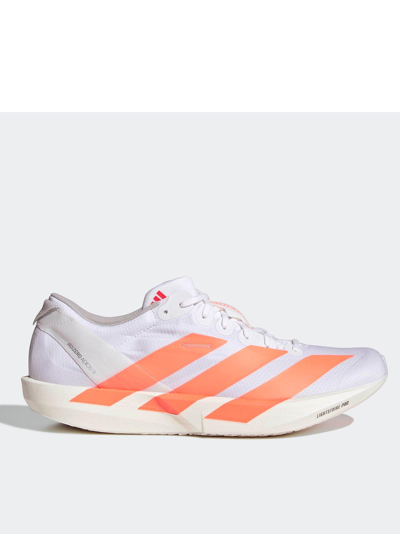 adidas Mens Running Adizero Adios 9 Trainers - White