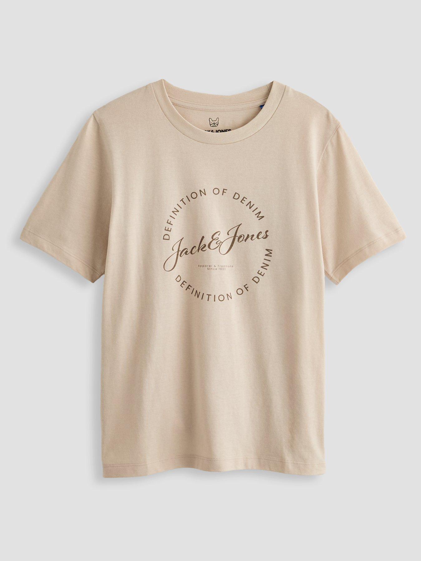 Image 2 of 5 of Jack & Jones Junior Boys Grayson 3 Pack Short Sleeve T-shirts - Multi