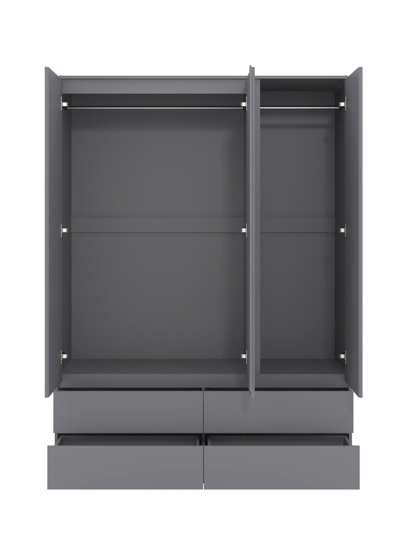 Image 5 of 7 of Very Home Bailey Kids 3 Door Wardrobe, Chest &amp; Bedside Bedroom Package - FSC&reg; Certified