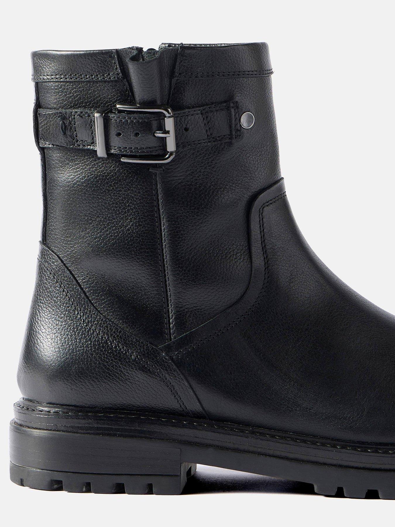  image of mint-velvet-gia-biker-boot-black