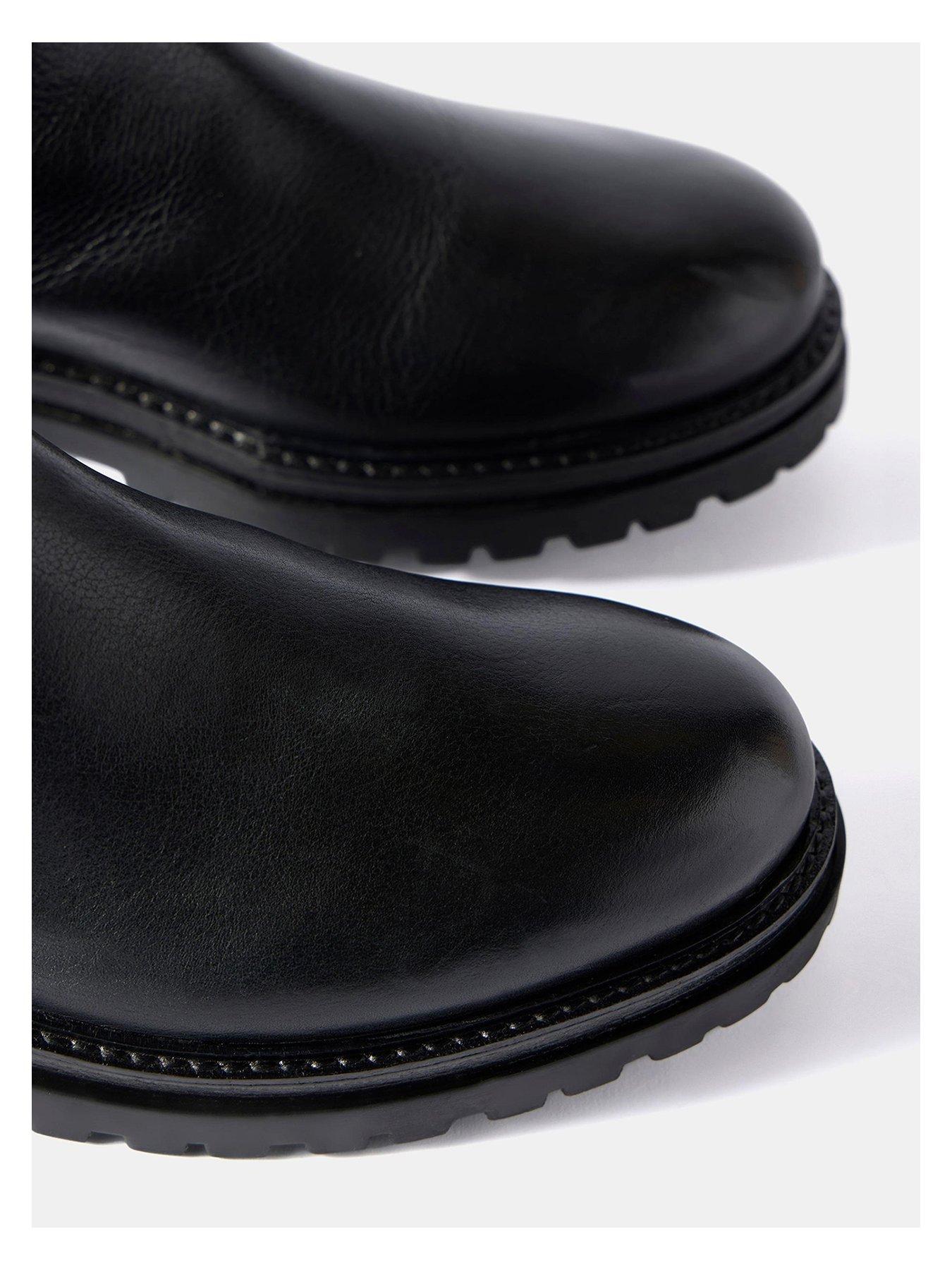  image of mint-velvet-gia-biker-boot-black