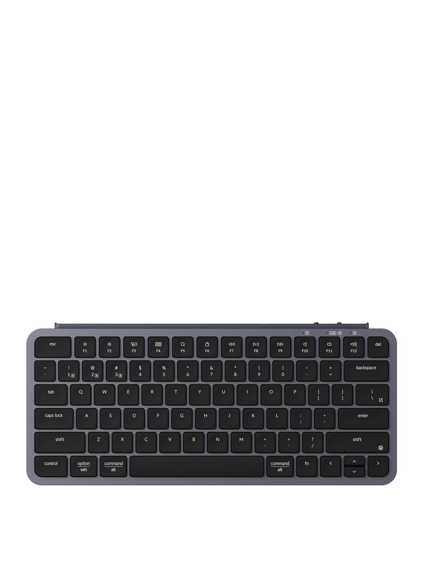 Keychron B1 Pro Ultra-Slim Wireless Compact Keyboard - Space Grey