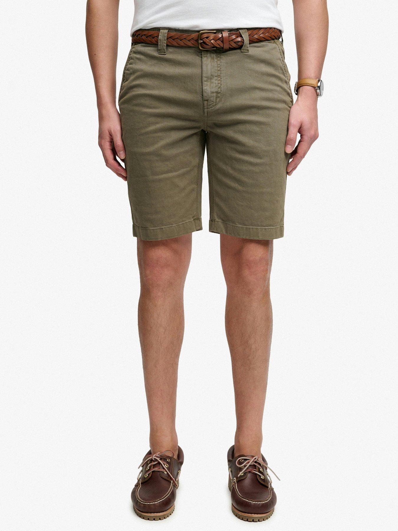 Superdry Utility Chino Shorts - Dark Green