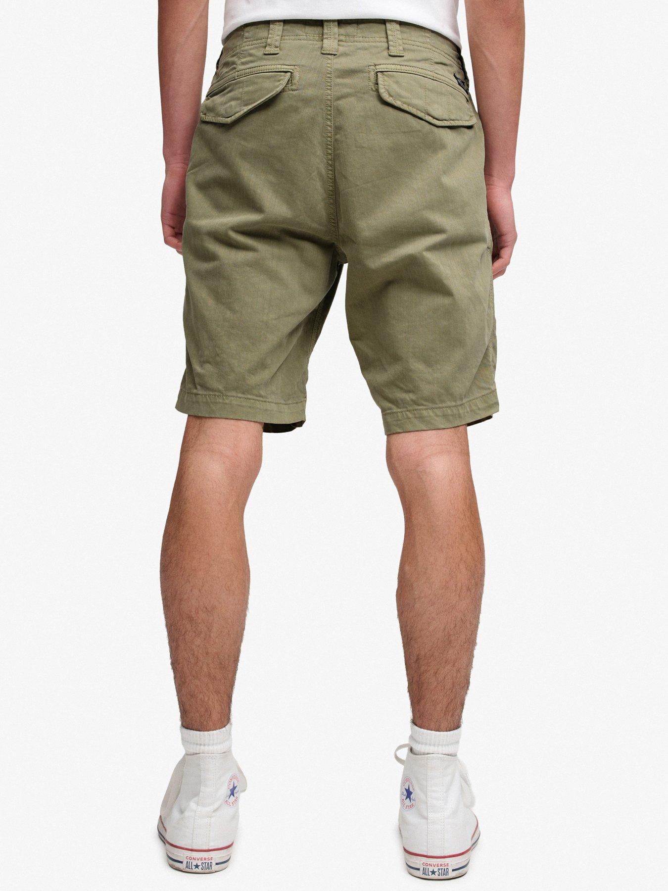 Image 2 of 6 of Superdry Utility Chino Shorts - Khaki