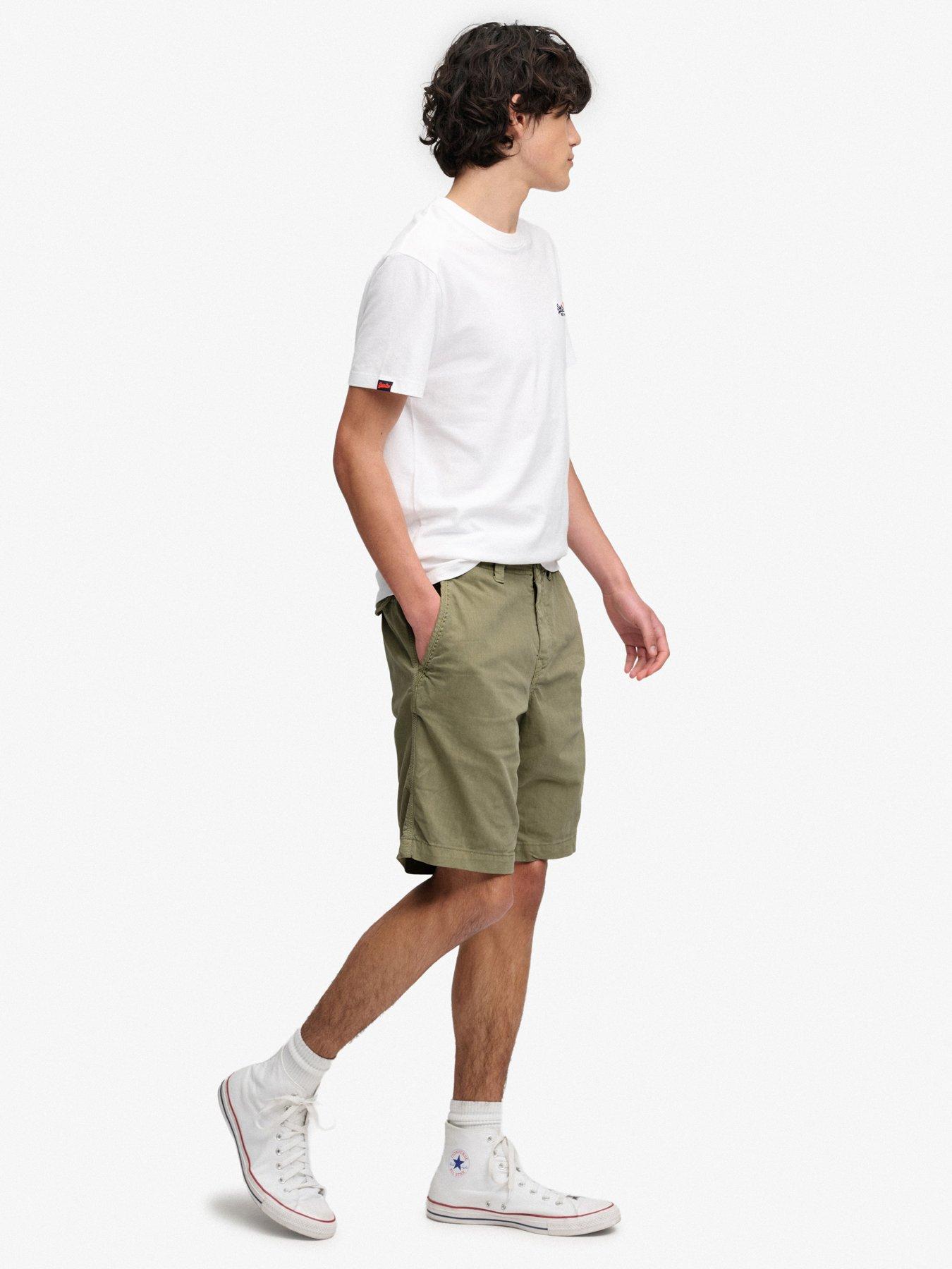 Image 4 of 6 of Superdry Utility Chino Shorts - Khaki