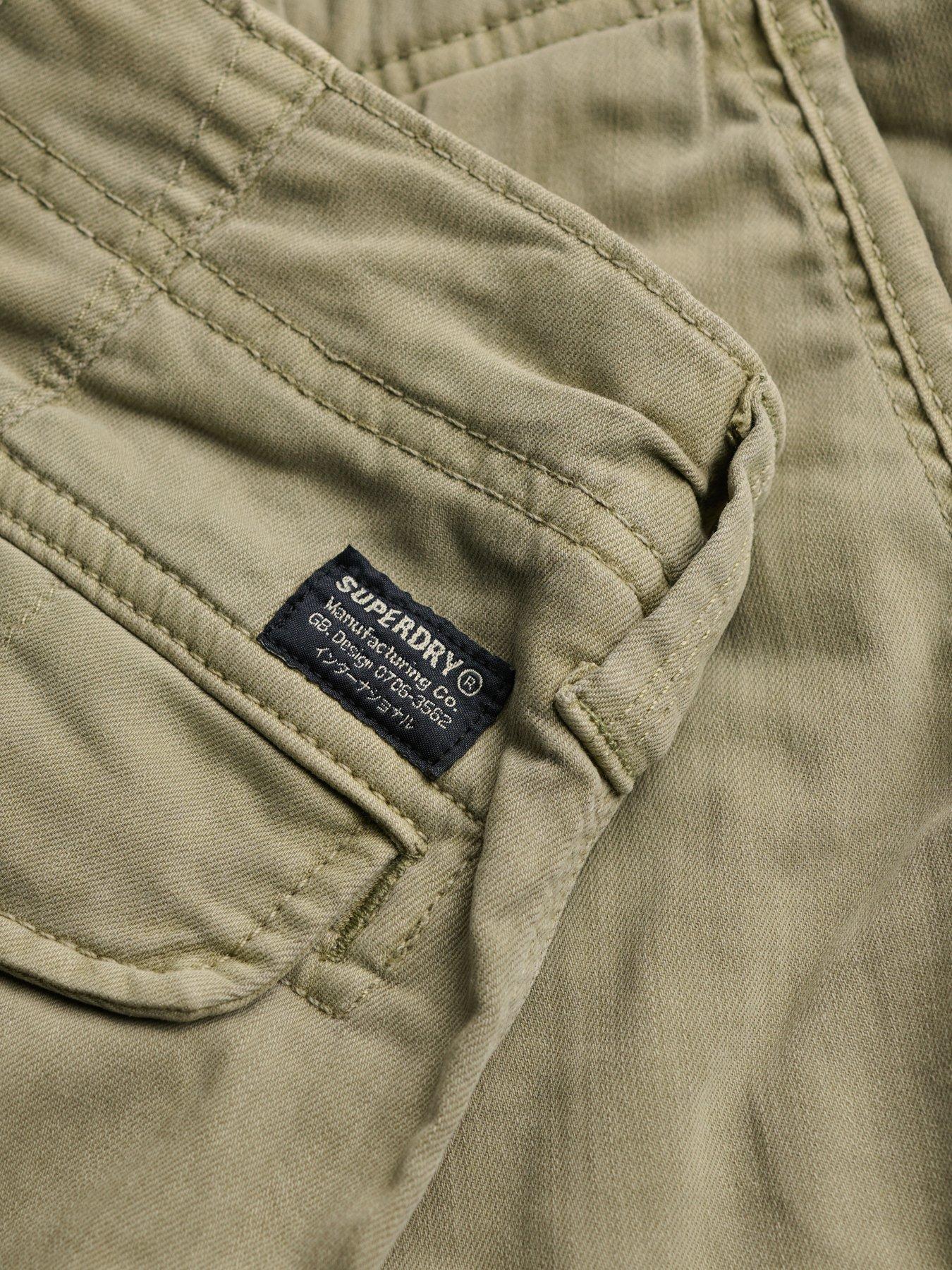 Image 6 of 6 of Superdry Utility Chino Shorts - Khaki