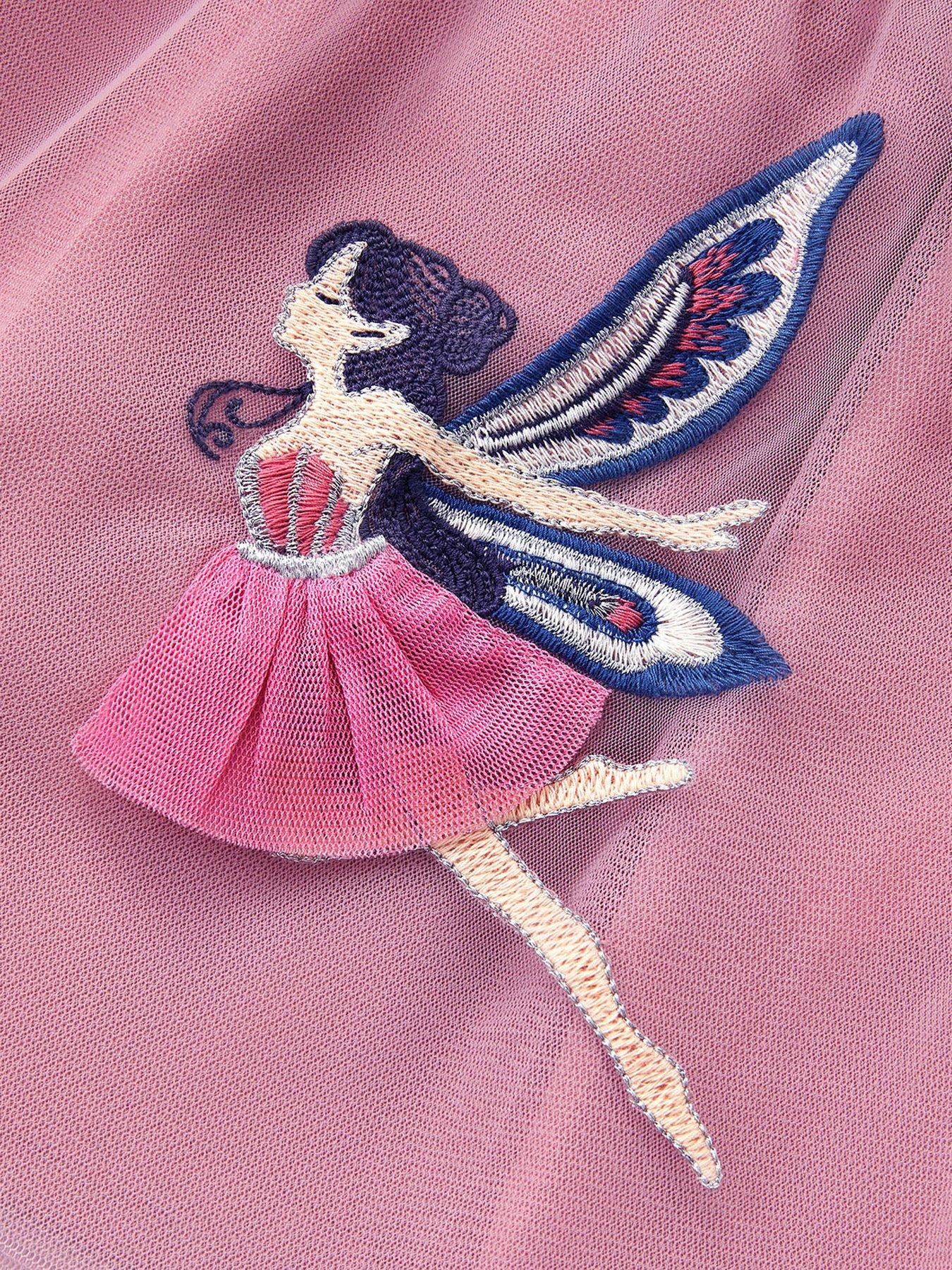  image of monsoon-girls-butterfly-fairy-mesh-skirt-pink