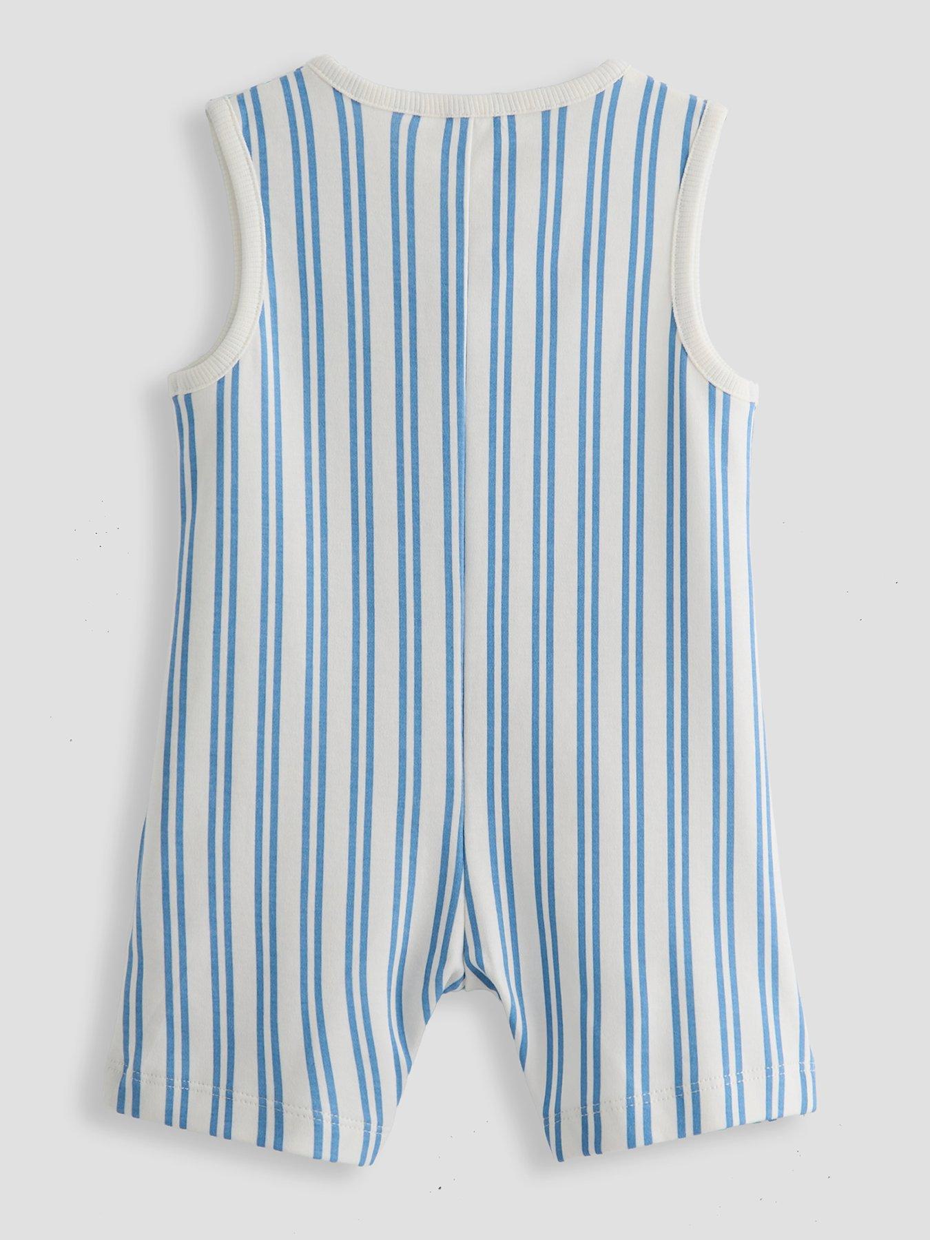 Image 3 of 5 of The Very Collection Baby Boy 2 Pack Harbour Jersey Vest Rompersuits