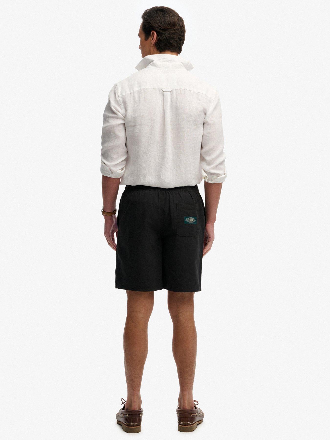 Image 4 of 5 of Superdry Logo 19" Board Shorts - Black