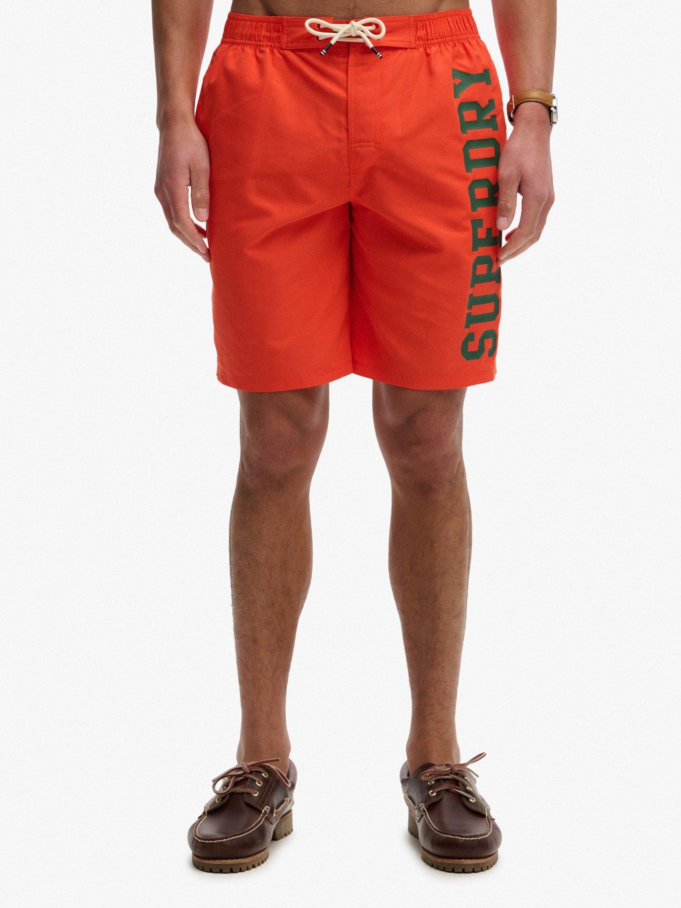 Image 1 of 5 of Superdry Logo 19" Board Shorts - Orange