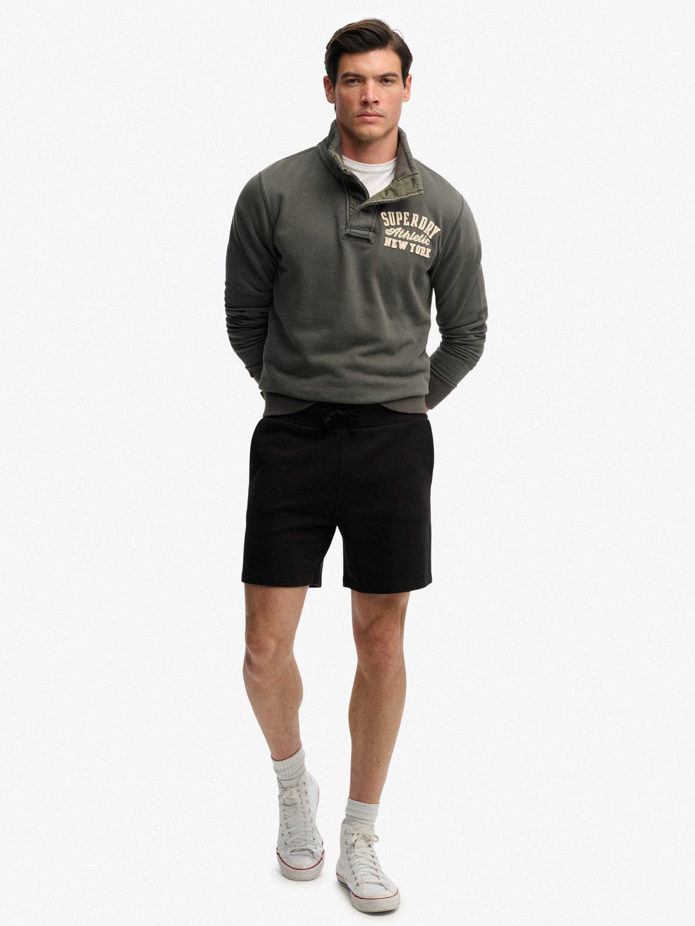 Image 3 of 6 of Superdry Essential Logo Classic Sweat Shorts - Black