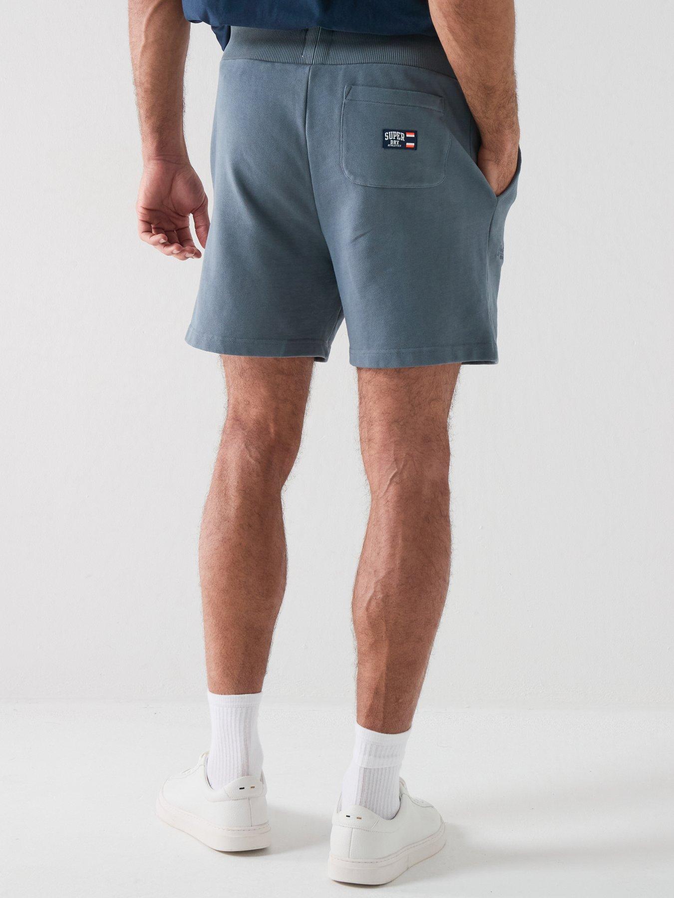 Image 2 of 6 of Superdry Essential Logo Classic Sweat Shorts - Blue