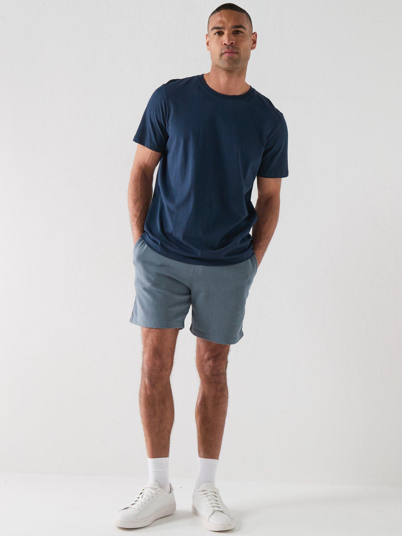  image of superdry-superdry-essential-logo-classic-sweat-shorts-blue