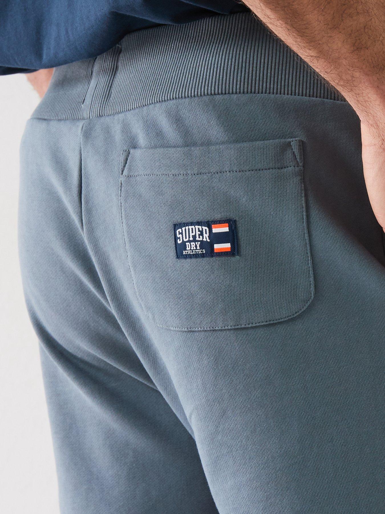  image of superdry-superdry-essential-logo-classic-sweat-shorts-blue