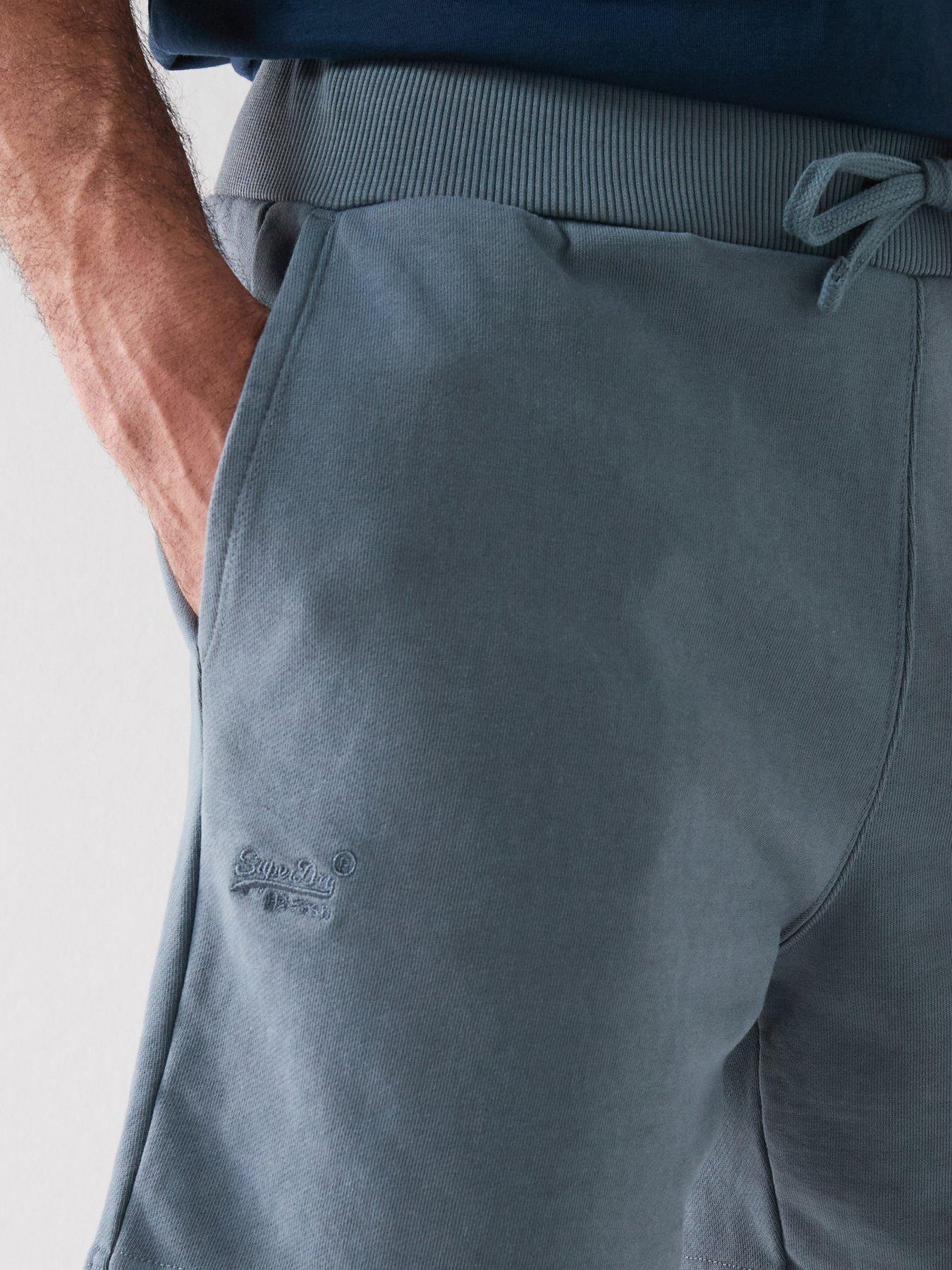  image of superdry-superdry-essential-logo-classic-sweat-shorts-blue