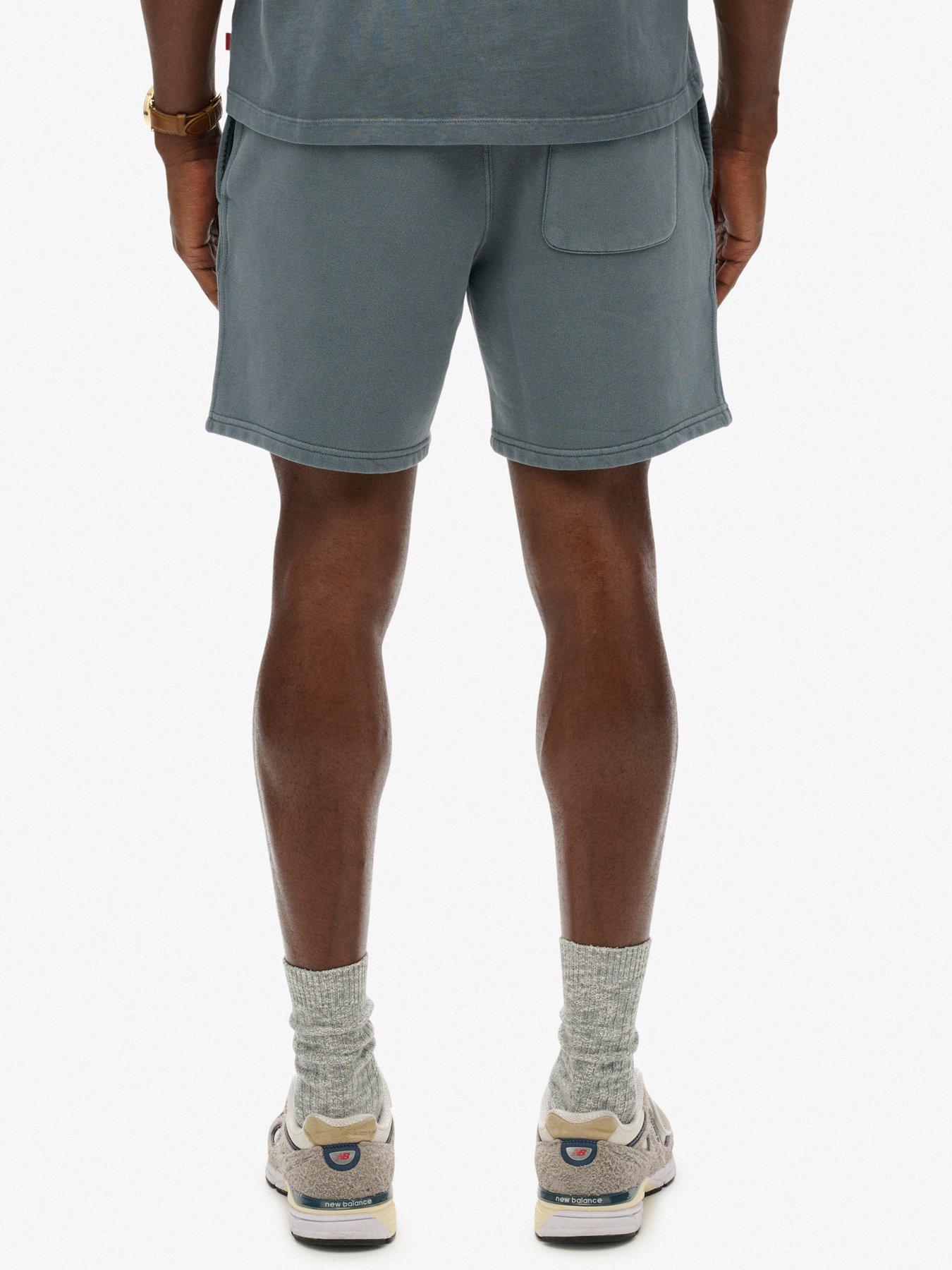  image of superdry-micro-logo-sweat-shorts-blue